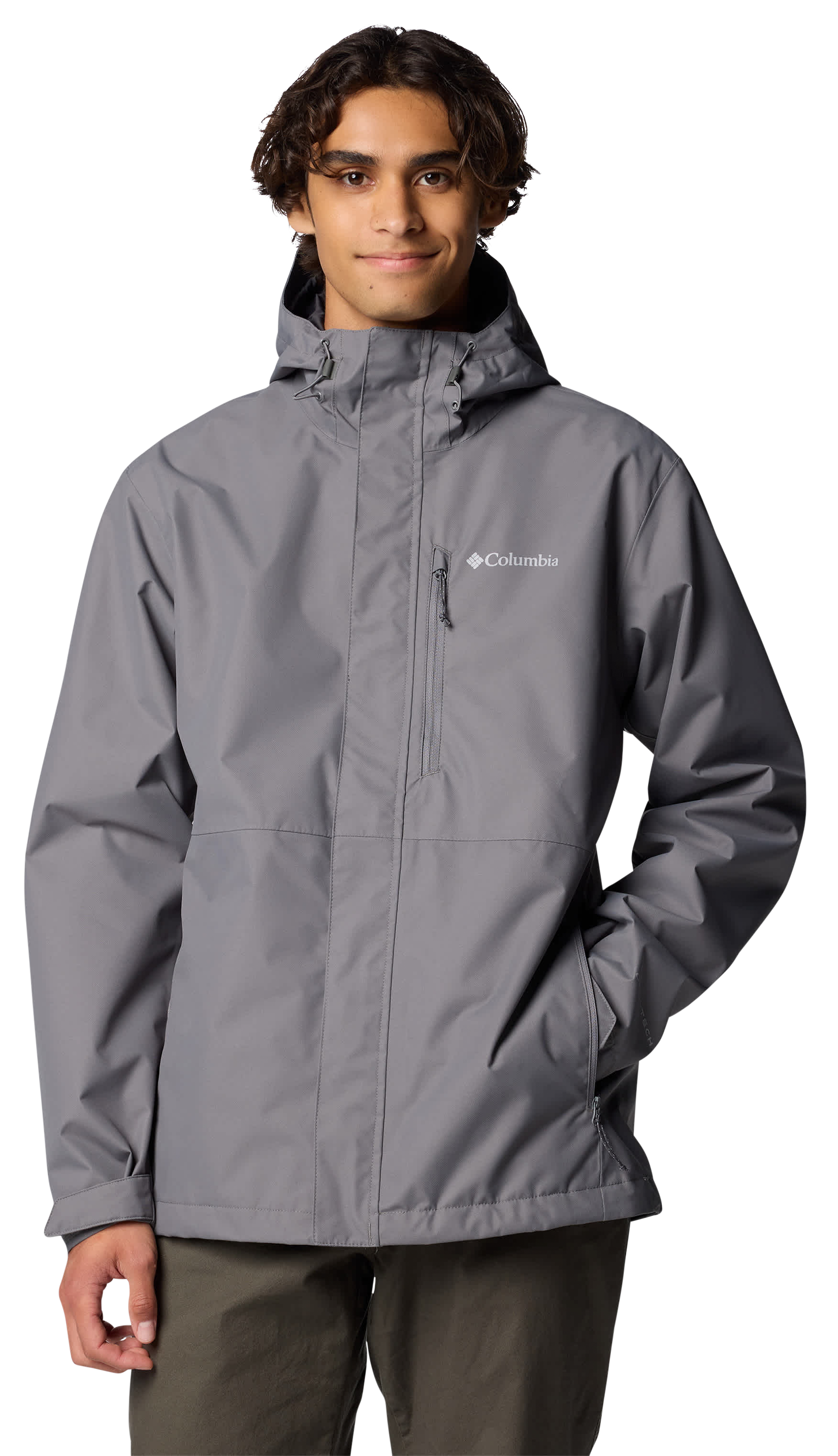 Image of Columbia Hikebound II Rain Jacket - City Grey - XXL