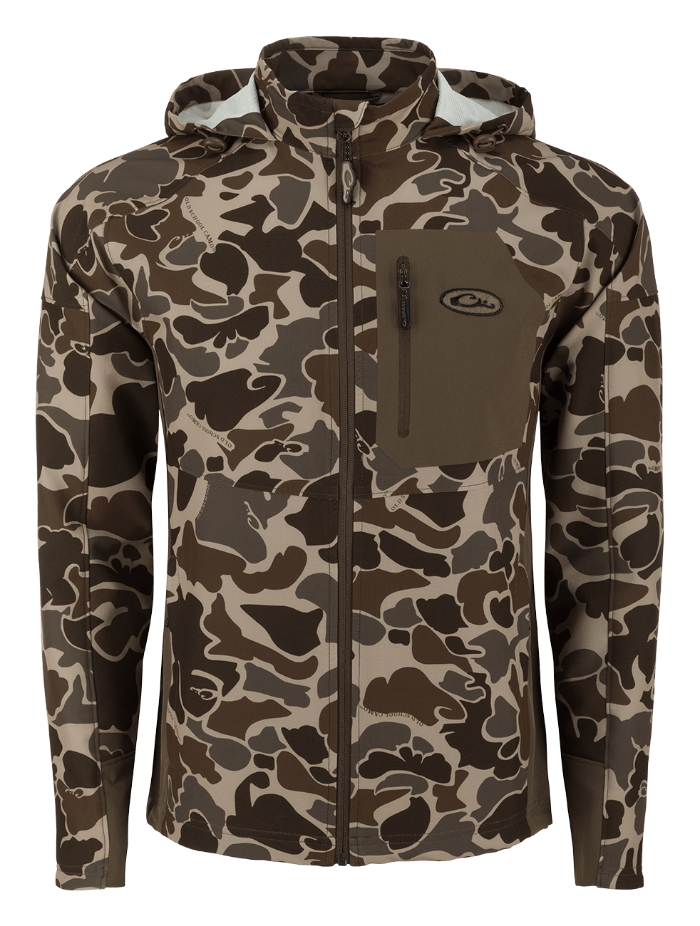 Image of Drake Rain Brake Lightweight Softshell Jacket - Old School Timber - 3XL
