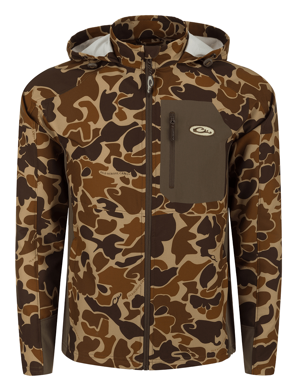 Image of Drake Rain Brake Lightweight Softshell Jacket - Old School Camo - 2XL