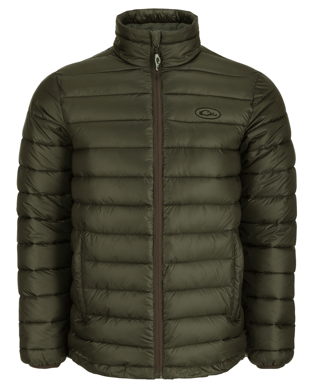 Image of Drake Waterfowl Double-Down Jacket - Kalamata Olive - XXXL
