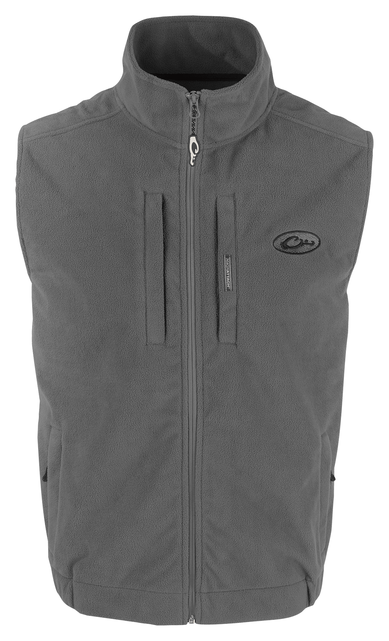 Image of Drake Waterfowl MST Solid Windproof Layering Vest - Charcoal - XL