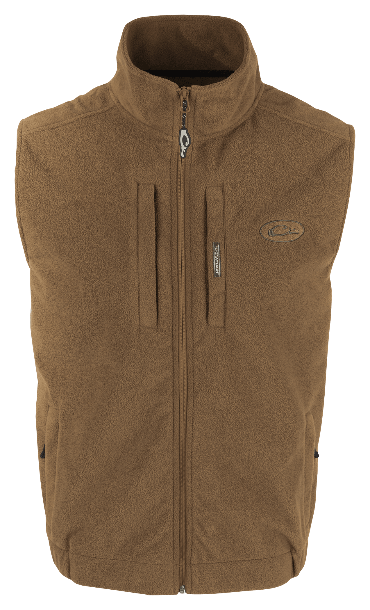 Image of Drake Waterfowl MST Solid Windproof Layering Vest - Tobacco - XXXL