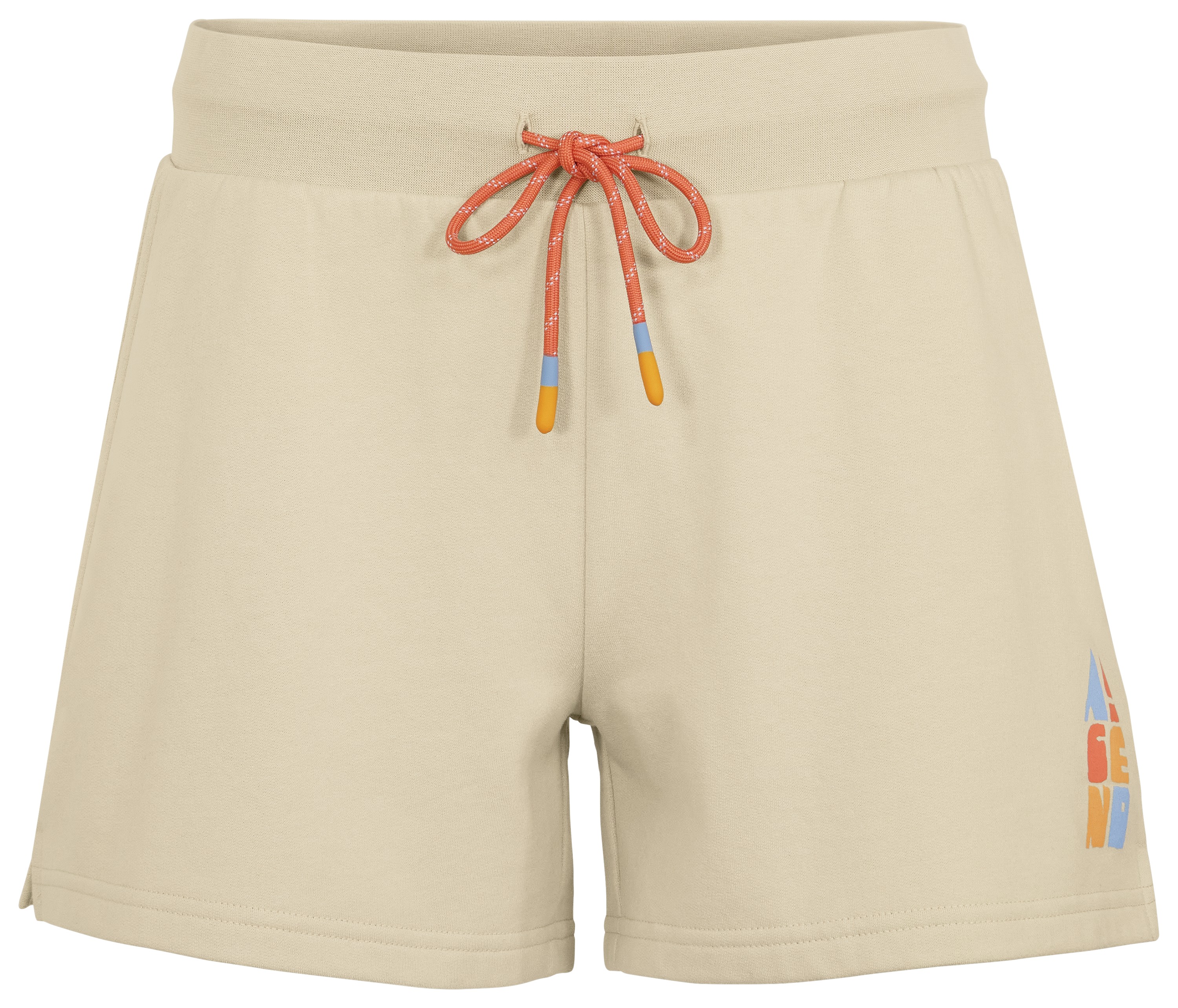 Image of Ascend To and Fro Block Logo Graphic Shorts - Pelican