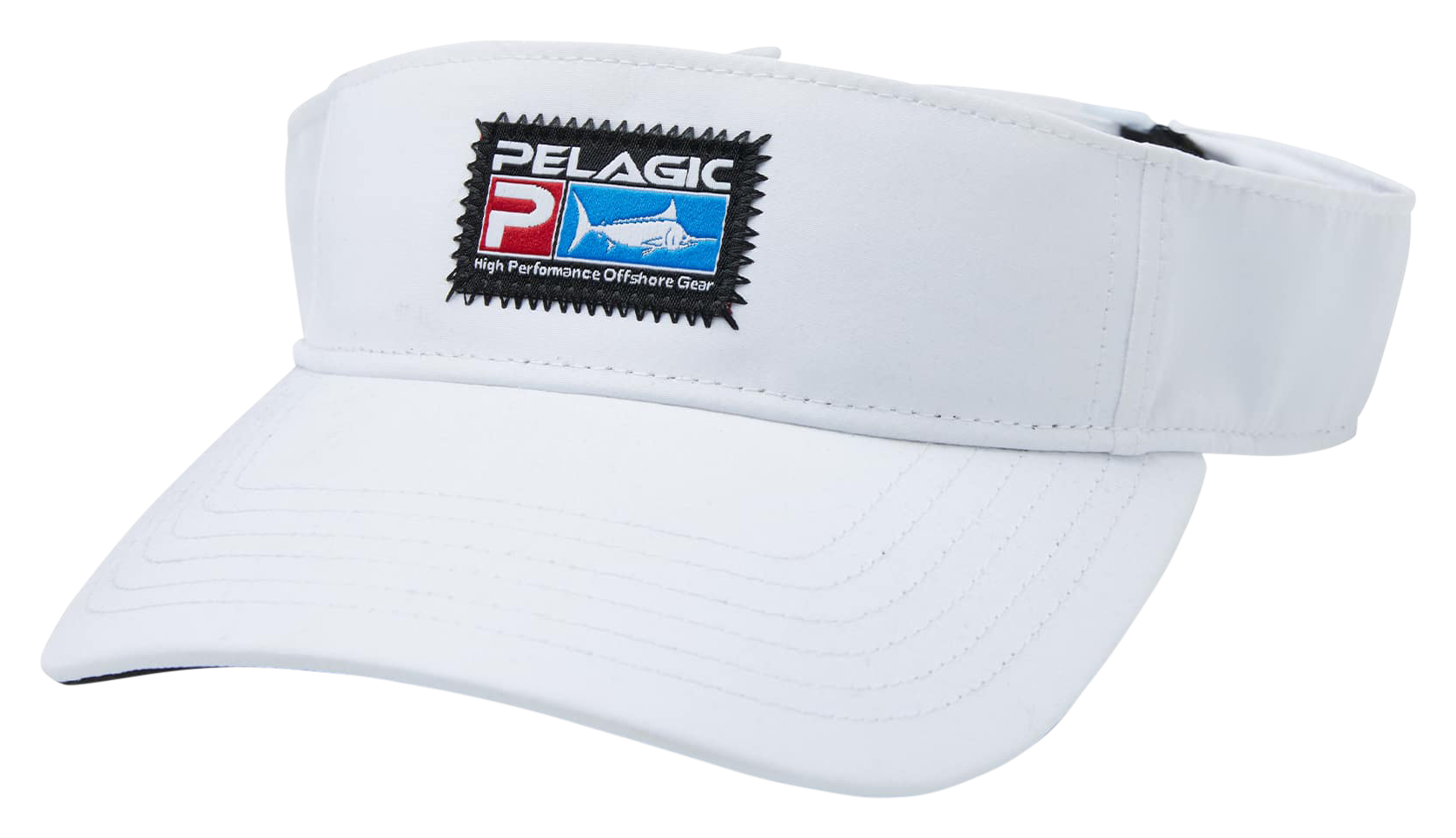 Image of Pelagic South Point Deluxe Icon Visor - White