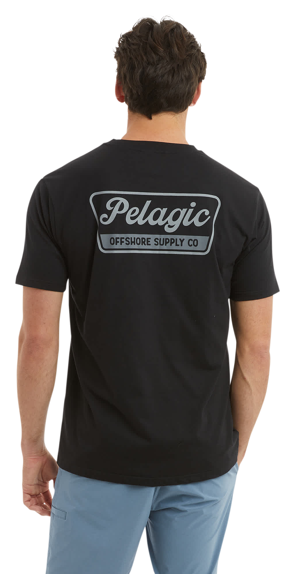 Image of Pelagic Dockline Short-Sleeve T-Shirt - Black - L