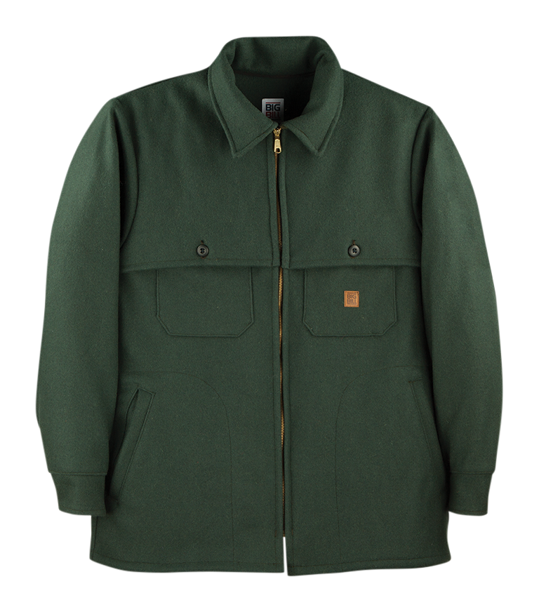 Image of Big Bill Wool Outdoor Jacket - Green - XL