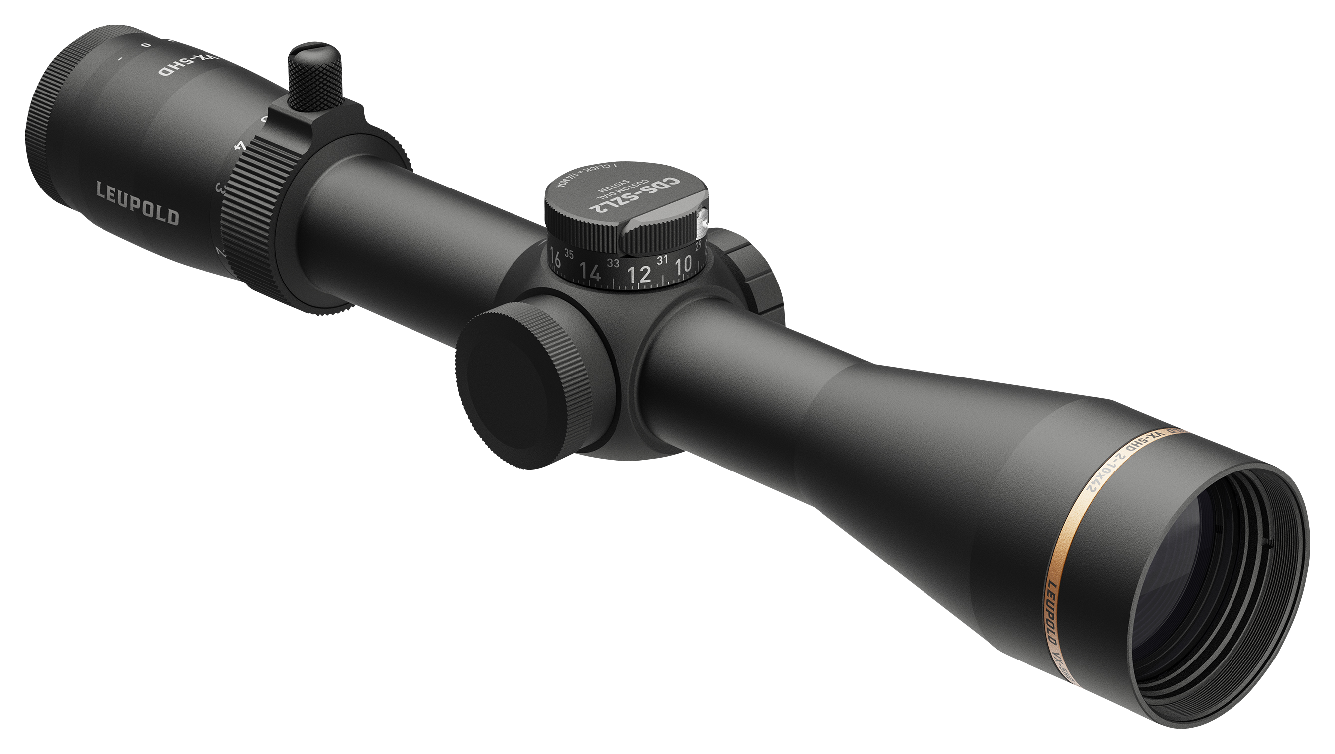 Image of Leupold VX-5HD Gen 2 CDS-SZL2 Rifle Scope - 2.5-10x42mm - FireDot Duplex (Illuminated)