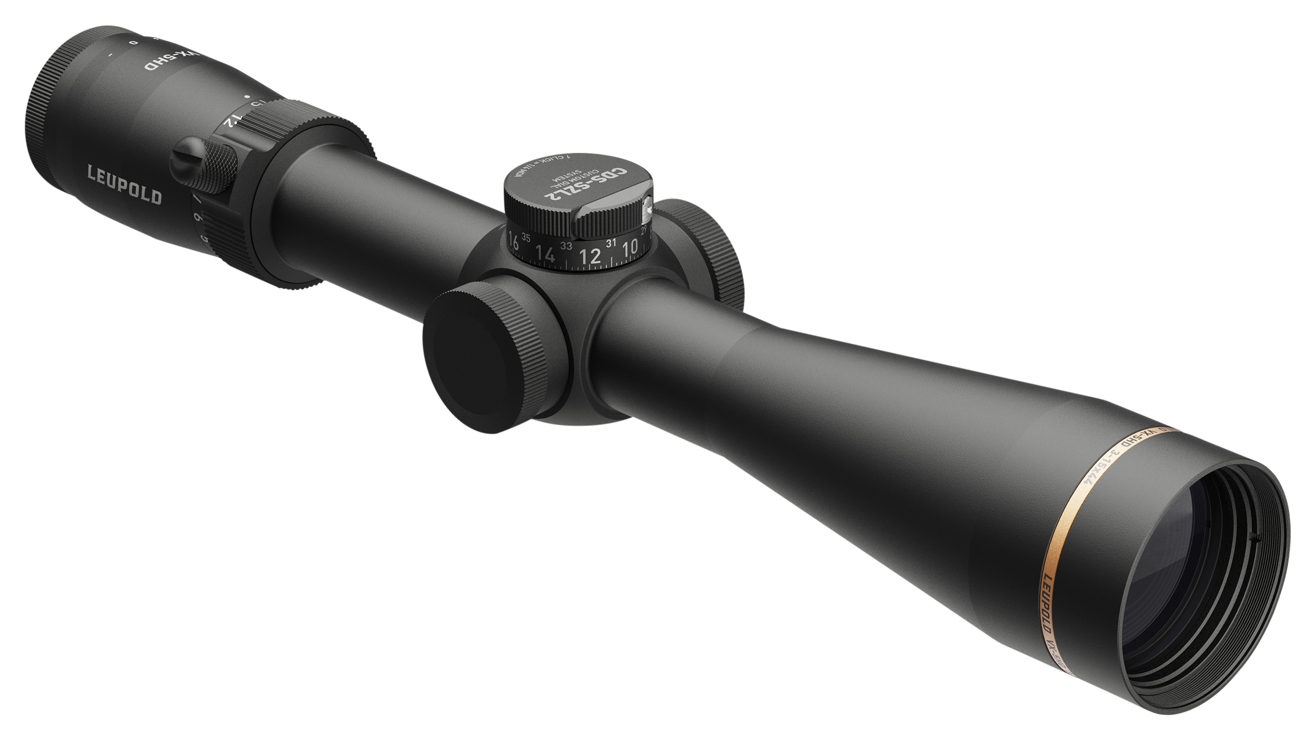 Leupold VX-5HD Gen 2 CDS-SZL2 Rifle Scope - 3-15x44mm - FireDot Duplex (Illuminated) - Leupold