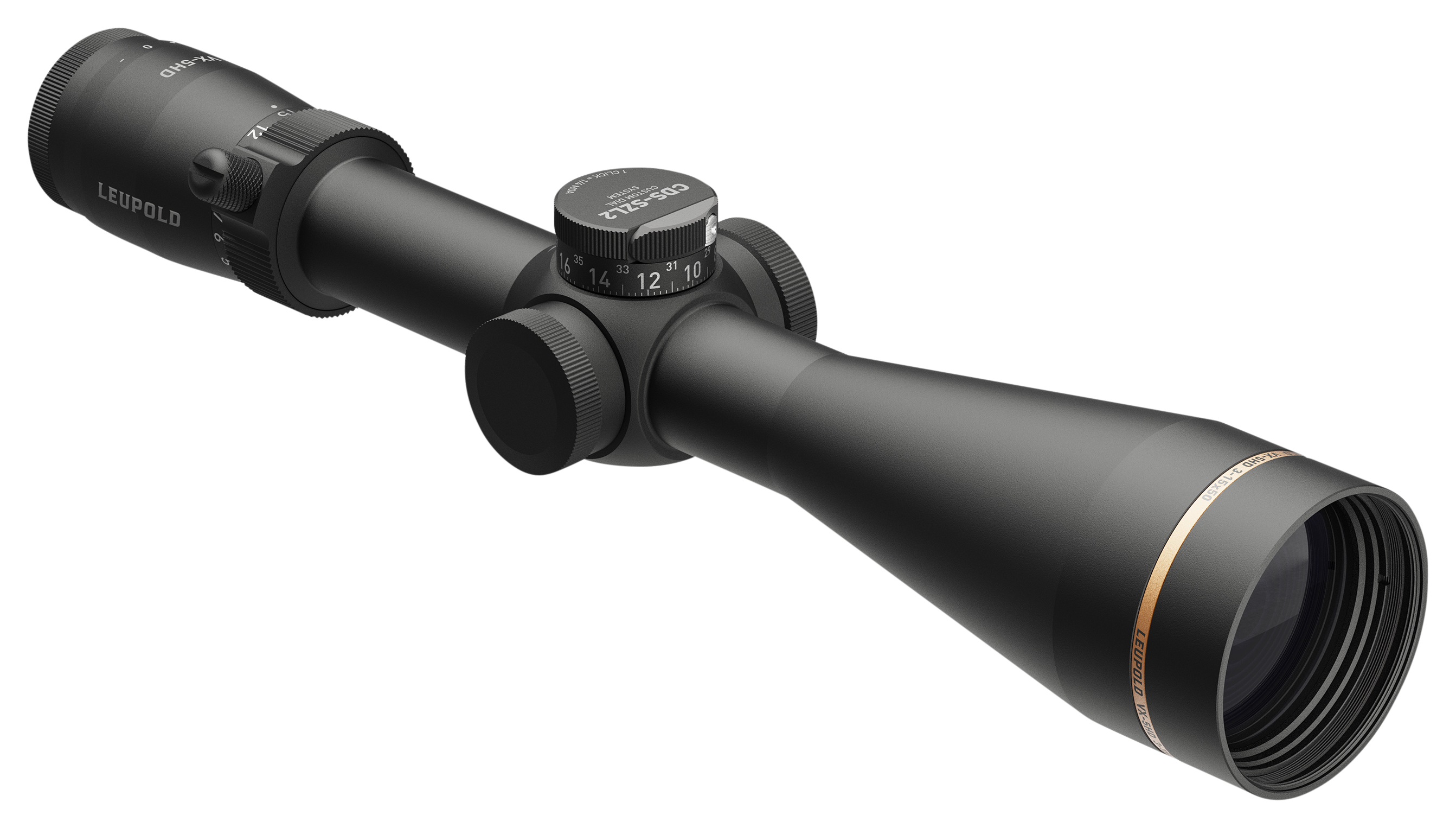 Image of Leupold VX-5HD Gen 2 CDS-SZL2 Rifle Scope - 3-15x50mm - FireDot Duplex (Illuminated)
