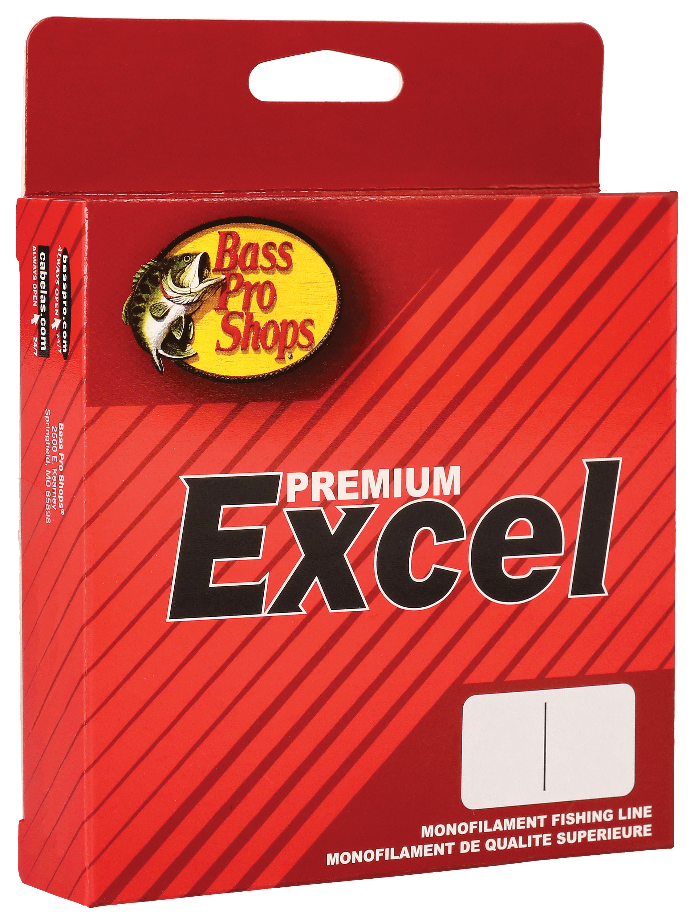 Image of Bass Pro Shops Excel Monofilament Line Jumbo Spool - 1451 Yards - Green - 10 lb.