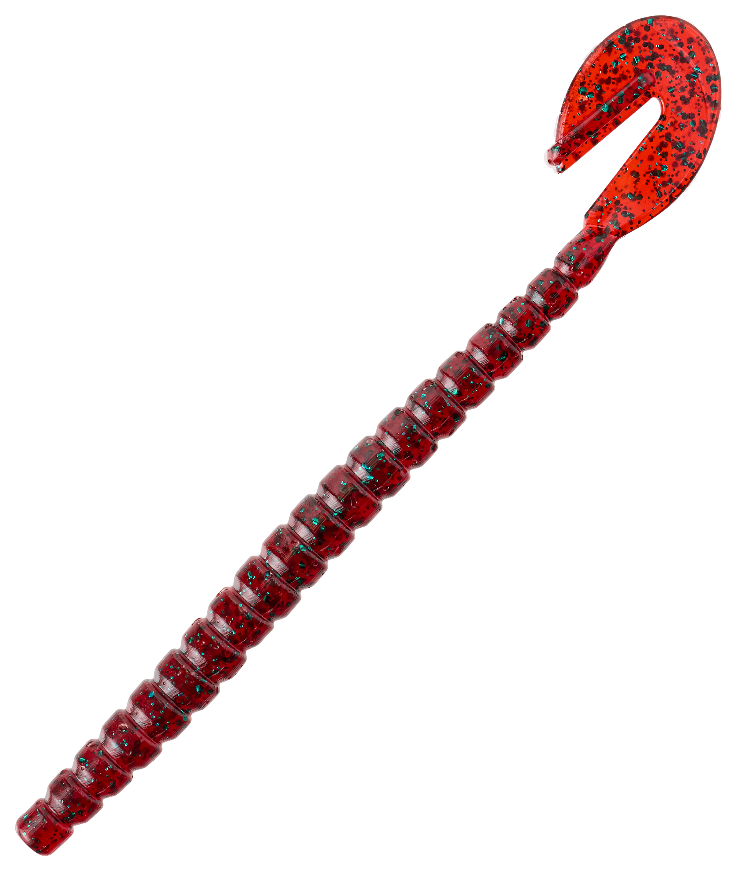 Image of XPS Grass Kicker Paddle Tail Worm - Red Bug