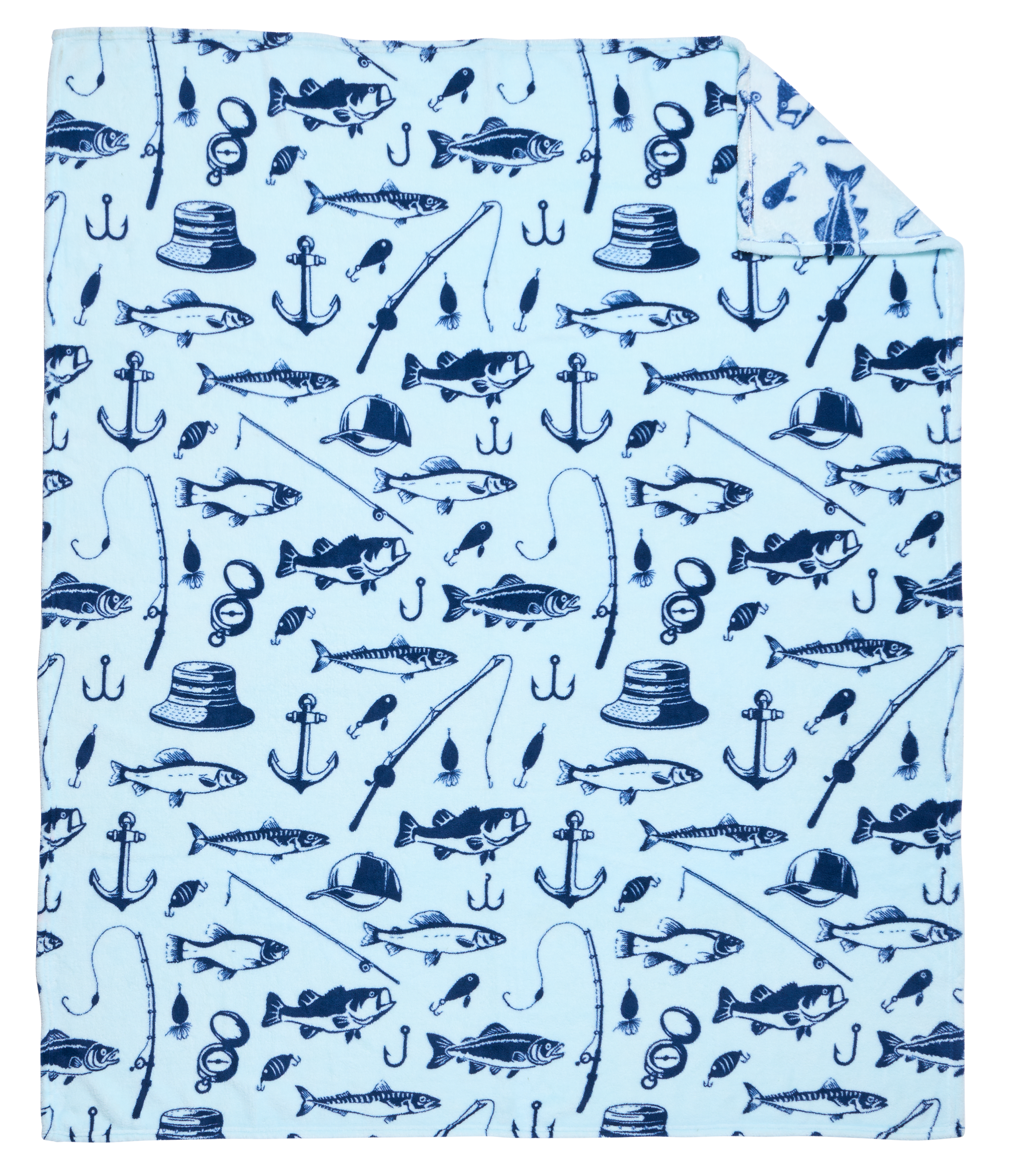 Image of White River Home Coral Fleece Throw - Tacklebox