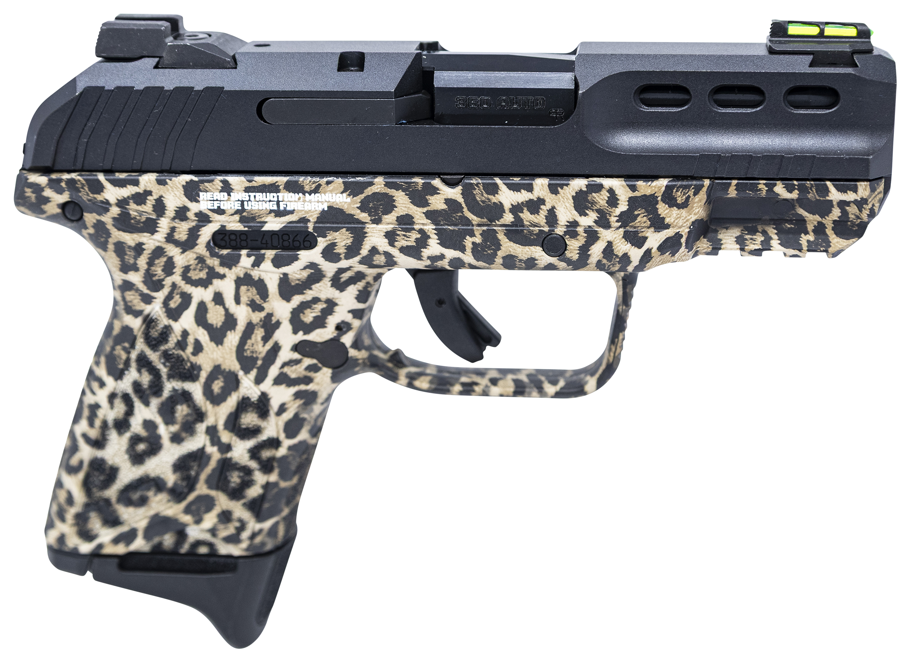 Image of Ruger Security-380 Leopard Print Semi-Auto Pistol