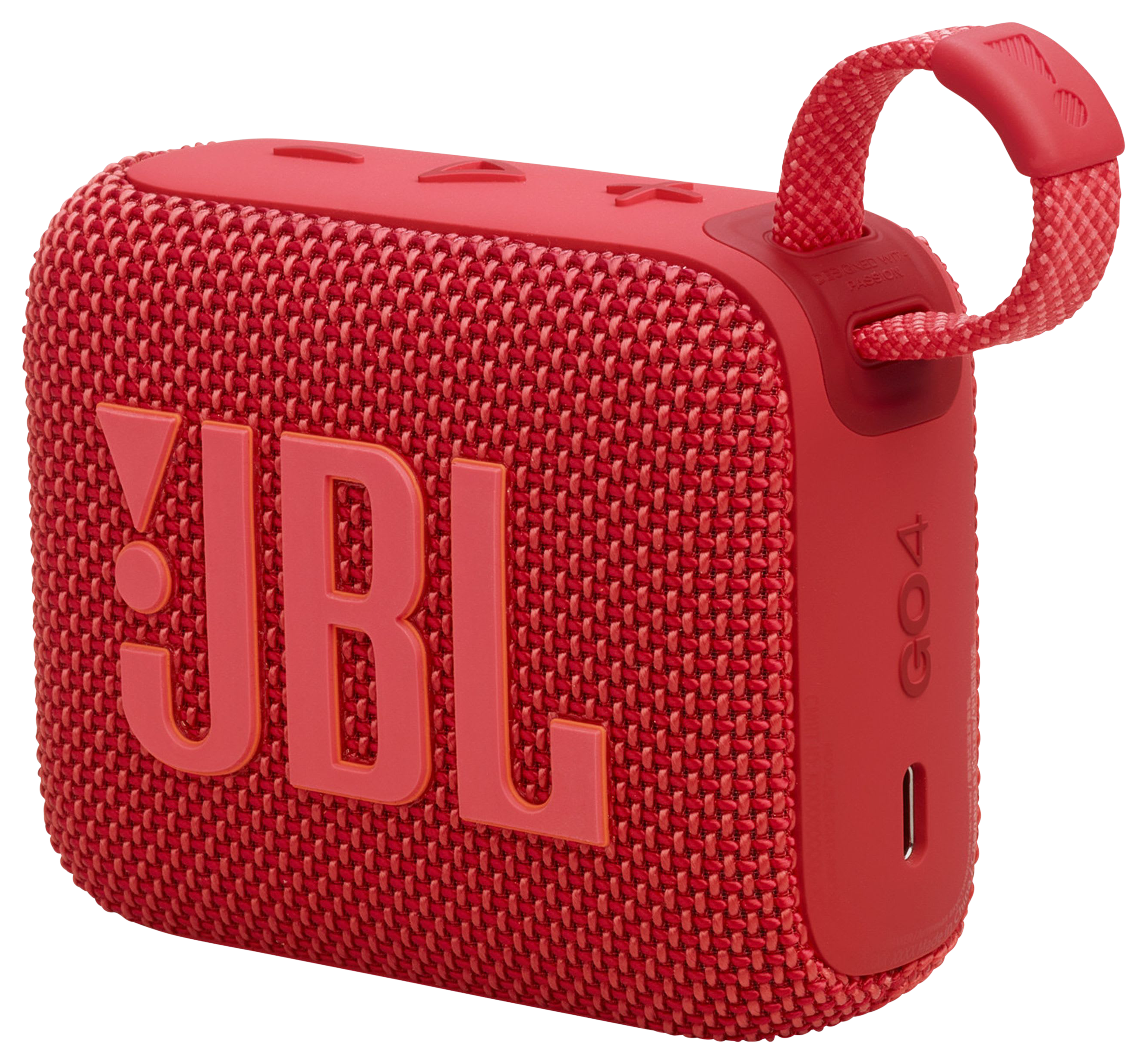 Image of JBL by Harman Go 4 Ultra-Portable Waterproof Bluetooth Speaker - Red