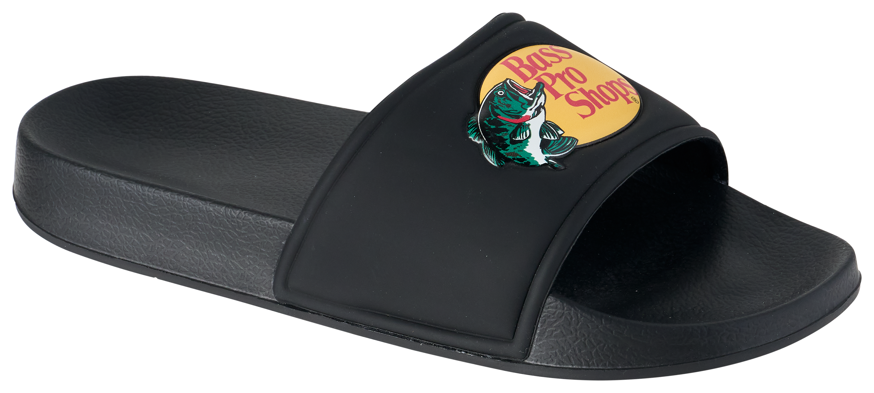 Image of Bass Pro Shops Slides for Men - Black/Multi