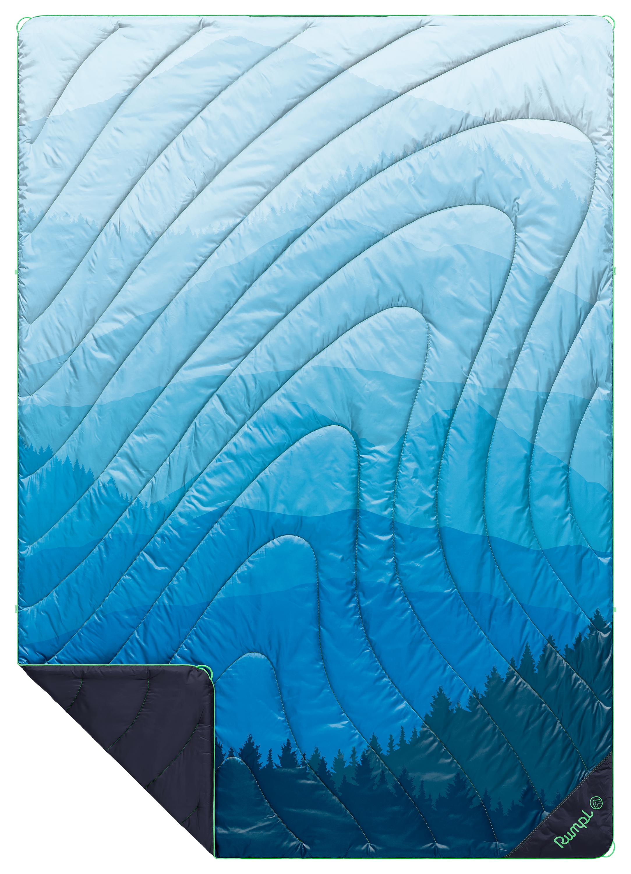 Image of Rumpl Original Puffy Outdoor Blanket - Blue Ridge Fade