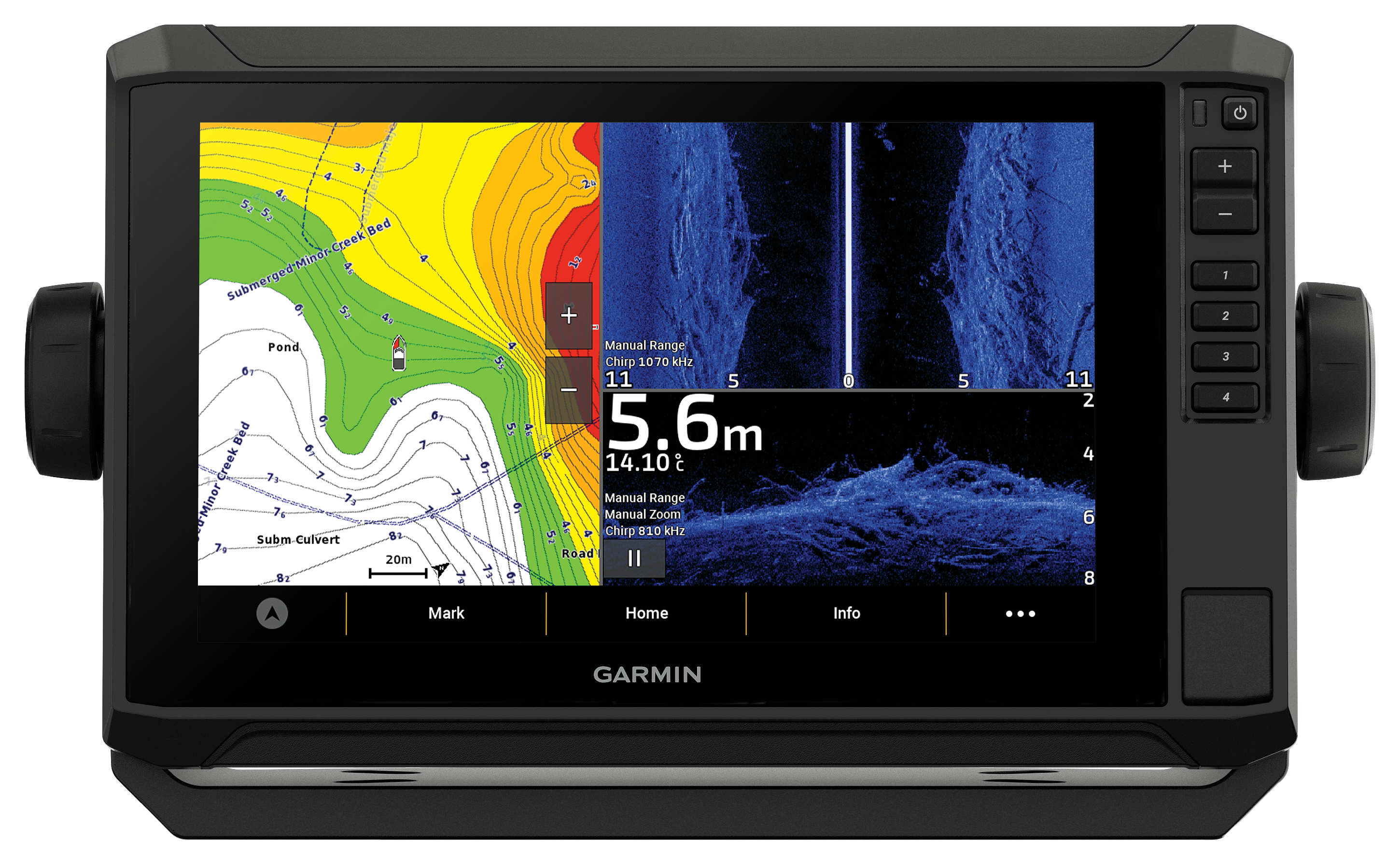 Image of Garmin ECHOMAP UHD2 Touch 93sv Fish Finder/Chartplotter Combo with GT54 Transducer