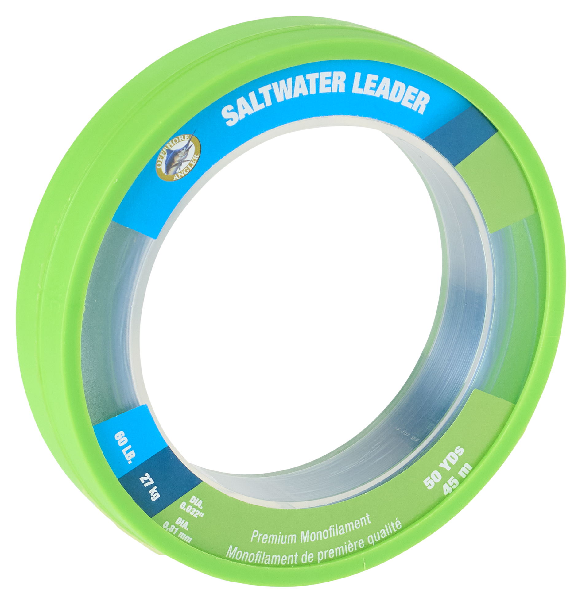 Image of Offshore Angler Saltwater Monofilament Leader - Clear - 20 lb.