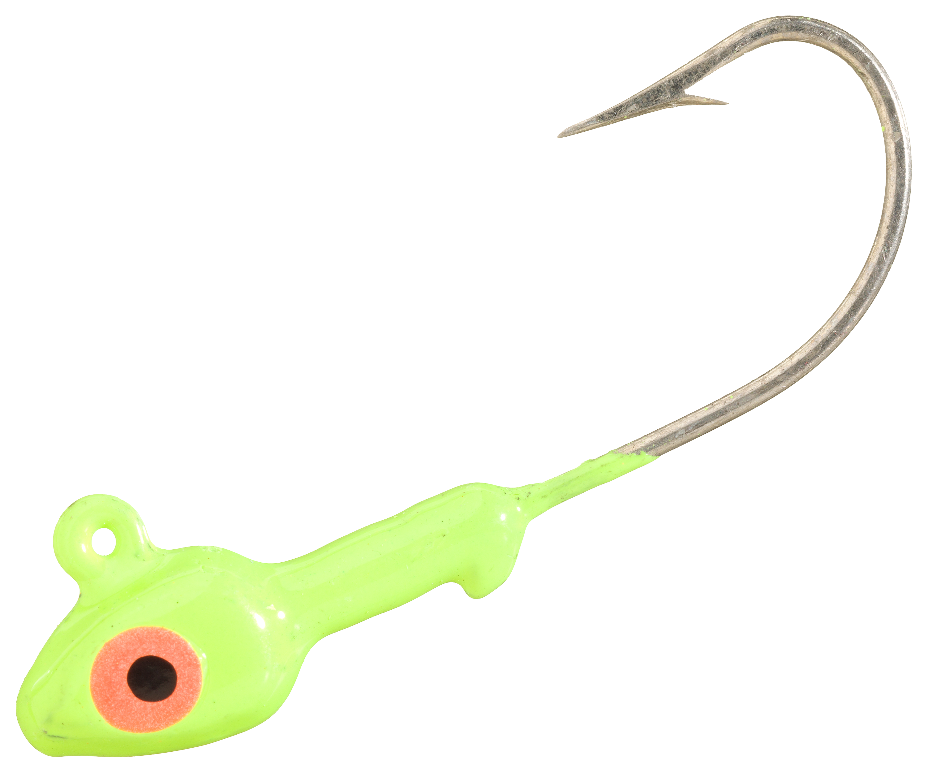 Image of Offshore Angler Flat Head Lead Keeper Jighead - Chartreuse - 4/0 - 3/4 oz. - 8