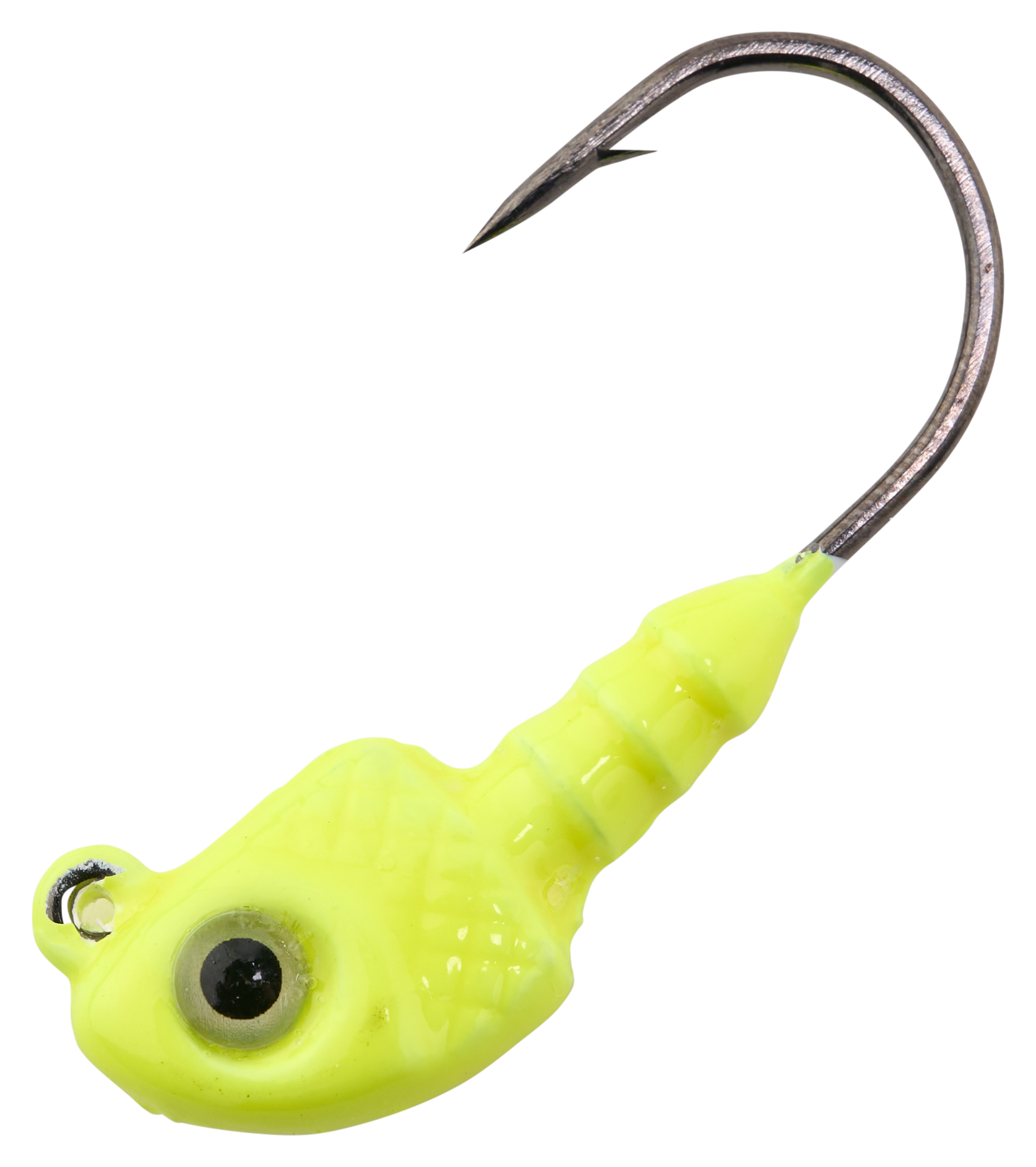 Image of Offshore Angler Deluxe Fish Jighead - Chartreuse - 4/0 - 3/8 oz. - 5