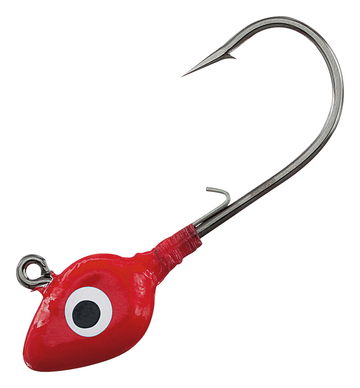 Image of Offshore Angler Flathead Wire Keeper Jigheads - 3/0 - 1/4 oz. - Red