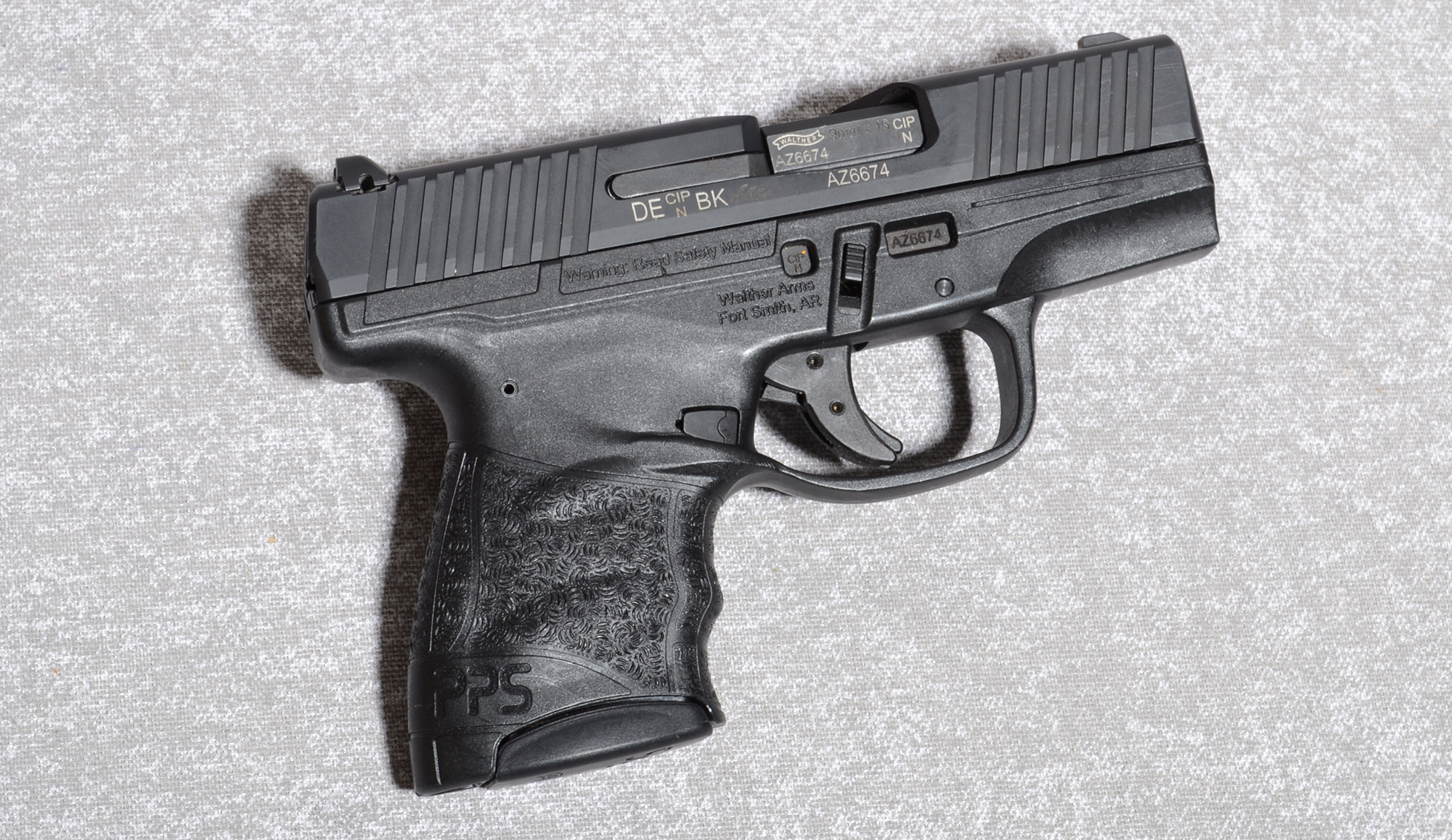 Image of Walther PPS Pistol, 9mm Luger, 3 1/4 Inch Barrel, 1 3/8 lbs.