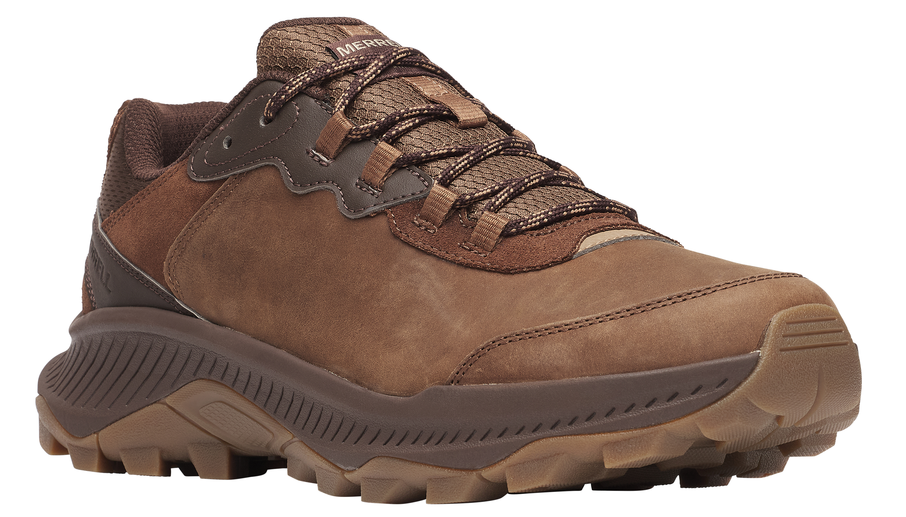 Image of Merrell Speed Strike 2 Leather Hiking Shoes for Men - Mole - 10M