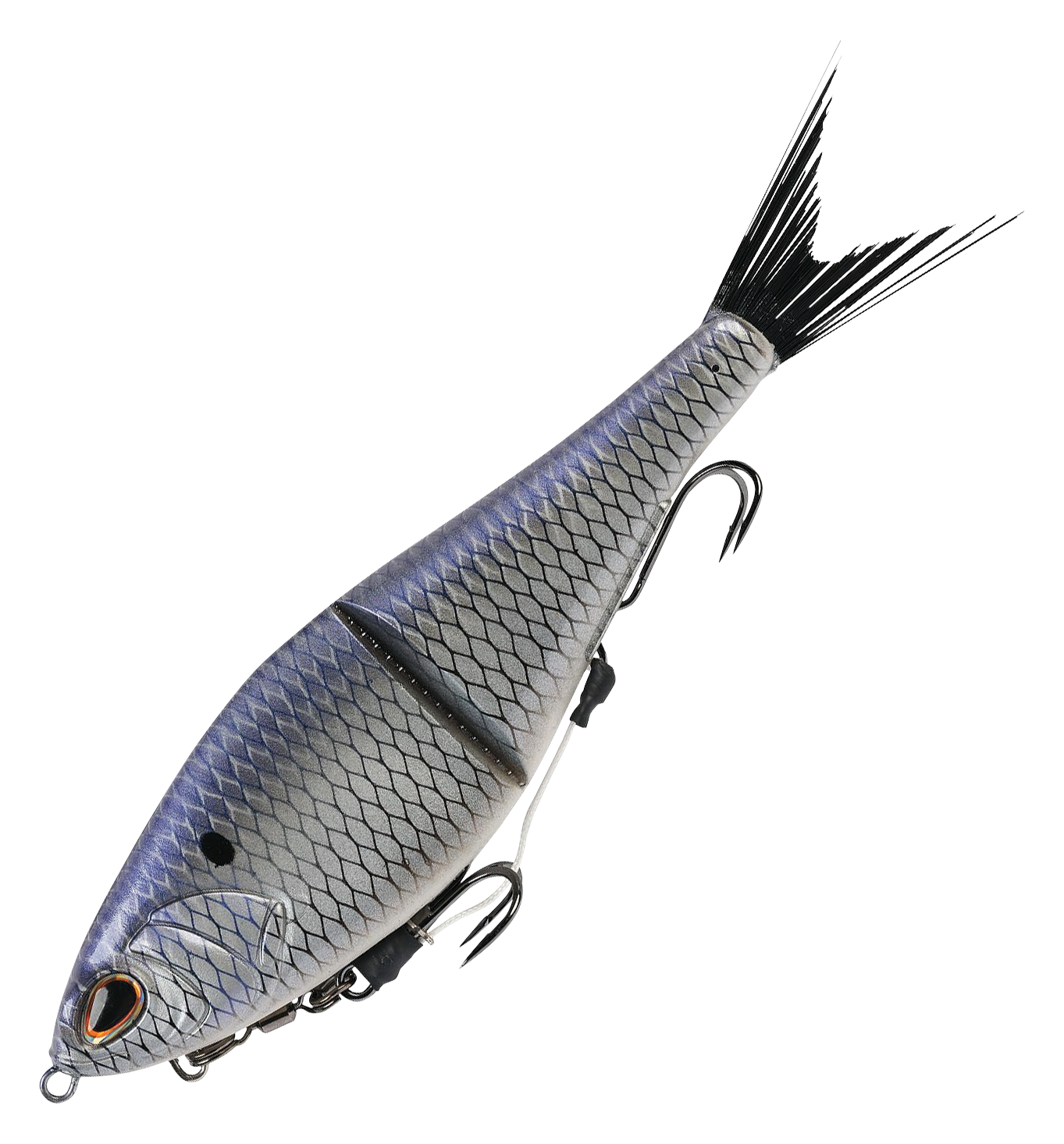 Image of "Berkley PowerBait Chop Block - Chrome Gizzard - 8 "" - 2.2 oz."