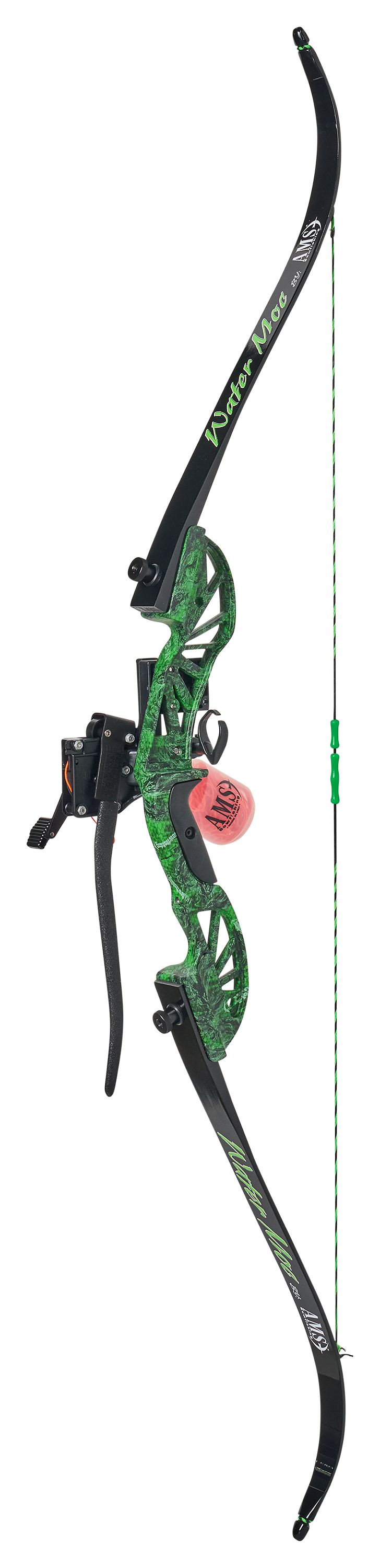 AMS Bowfishing Water Moc Recurve Bow Package with Retriever Sport Reel - Bass Pro Shops