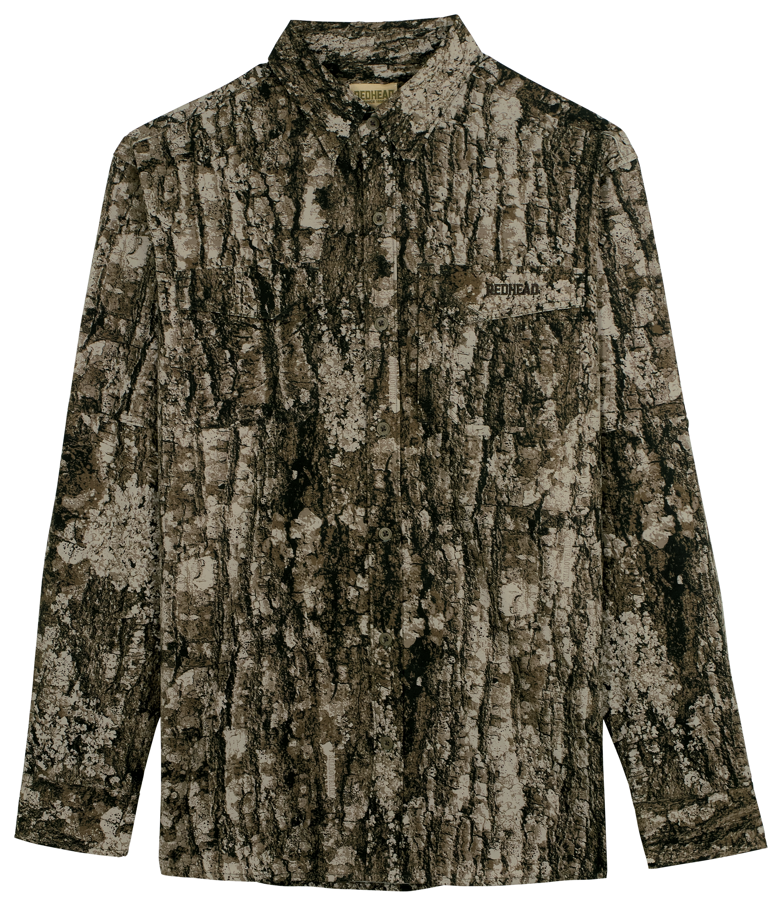 RedHead Tec-Lite Woven Long-Sleeve Button-Down Shirt with Insect Shield for Men