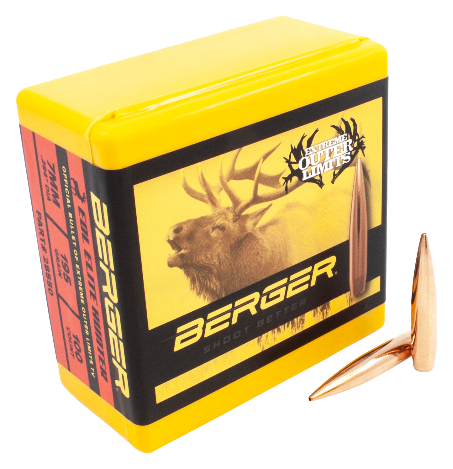 Berger Elite Hunter Bullets - 195 Grain - .284