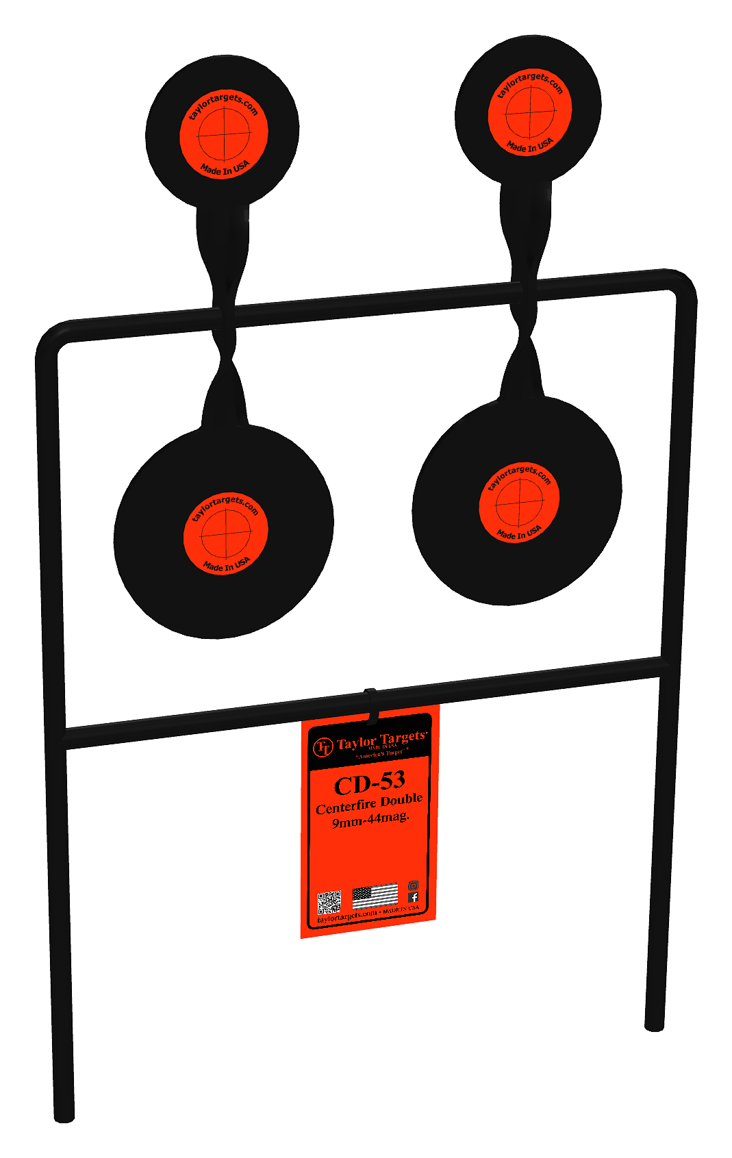 Image of Taylor Targets RD-53 Rimfire Double Spinner Target