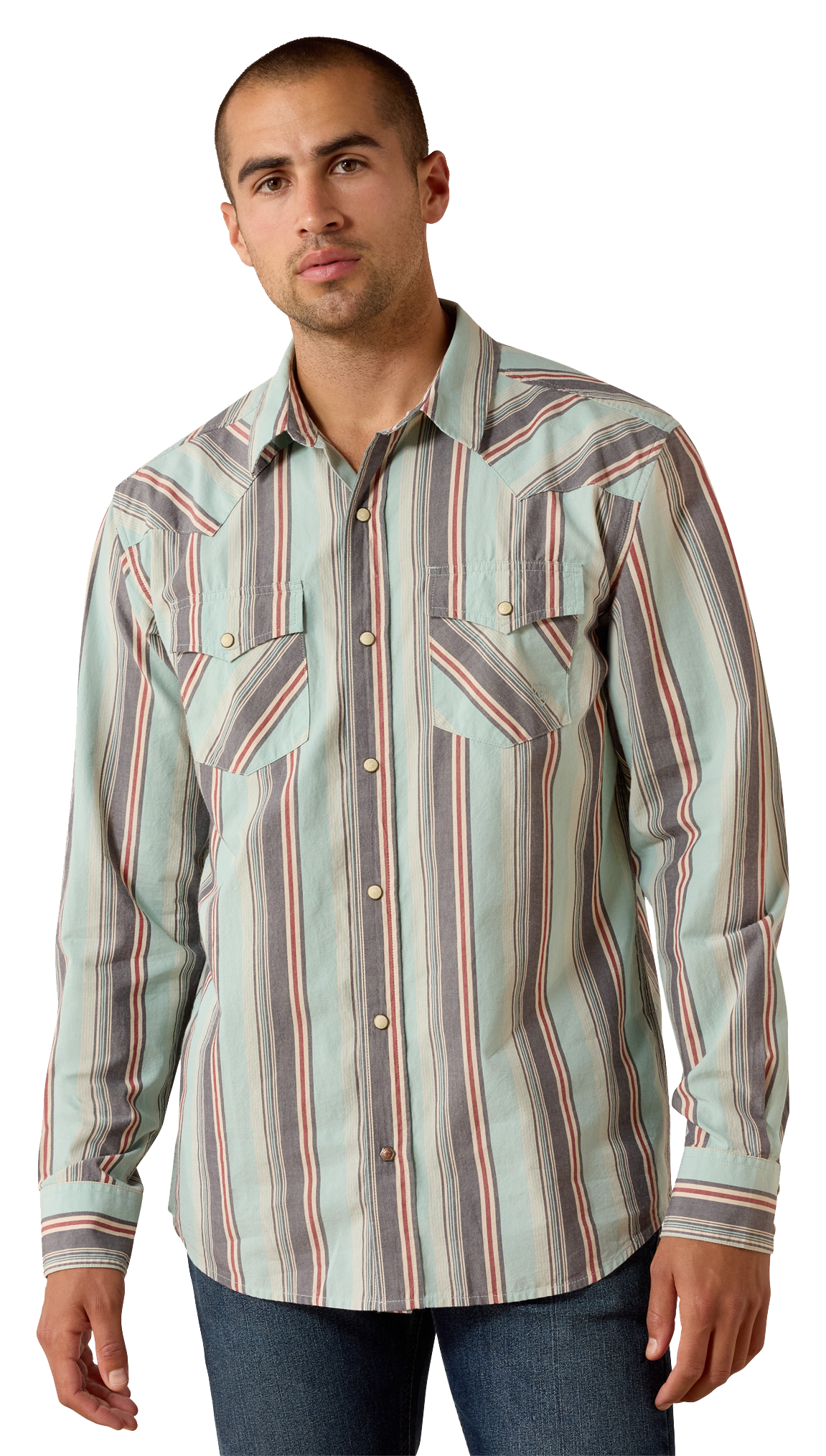 Image of Ariat Retro Snap Long-Sleeve Shirt - Hesperus