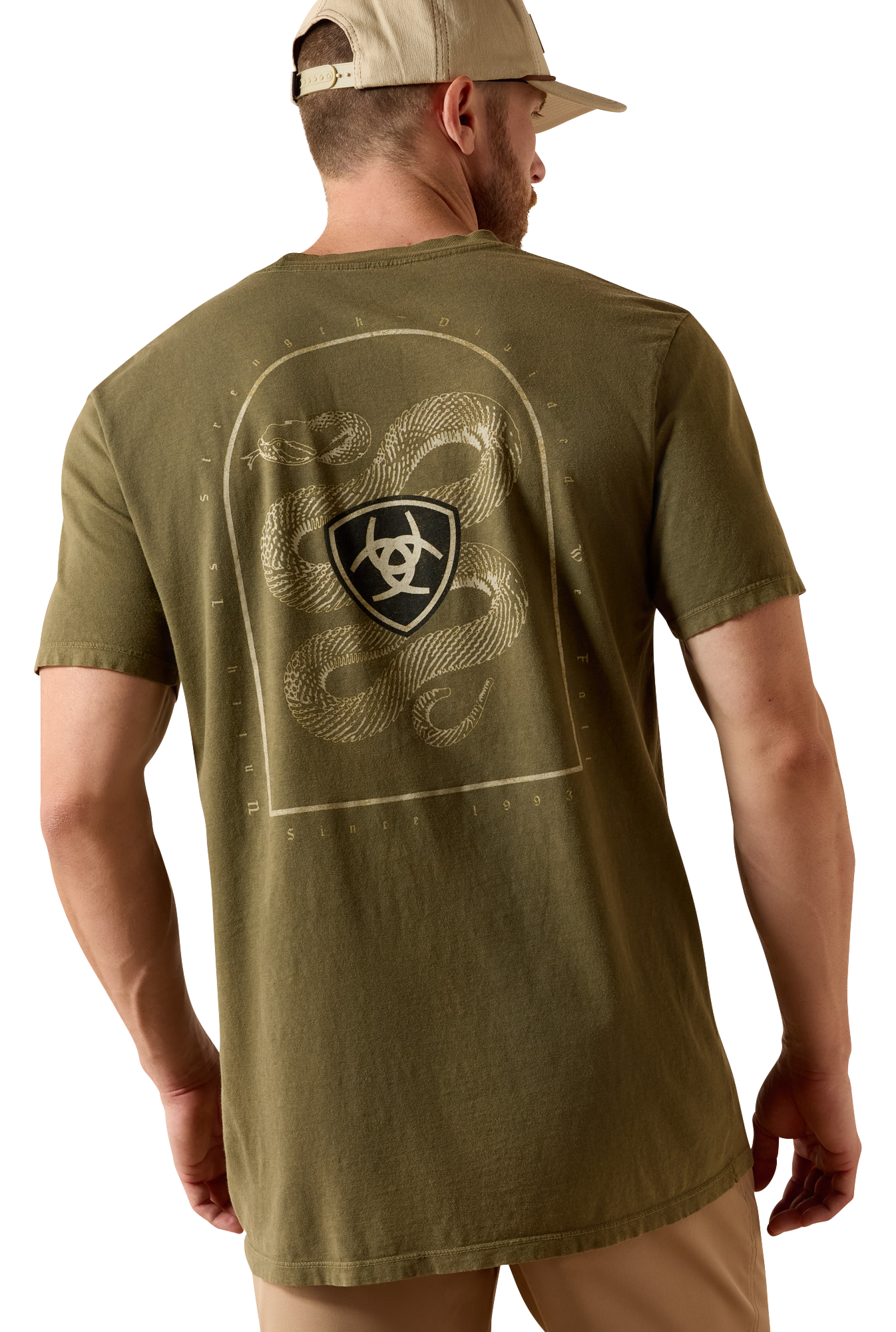 Image of Ariat Snake Graphic Short-Sleeve T-Shirt - Four Leaf Clover