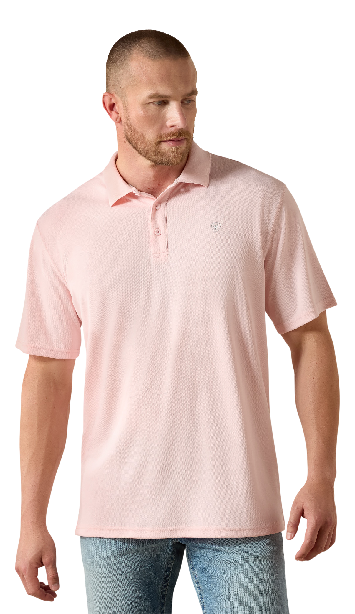Image of Ariat TEK Short-Sleeve Polo - Icy Pink