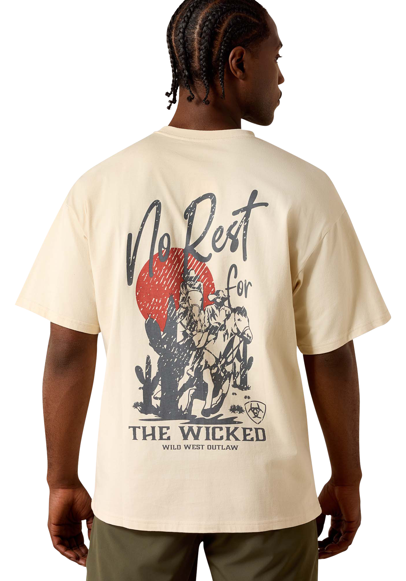 Image of Ariat The Wicked Boxy T-Shirt - Sandshell