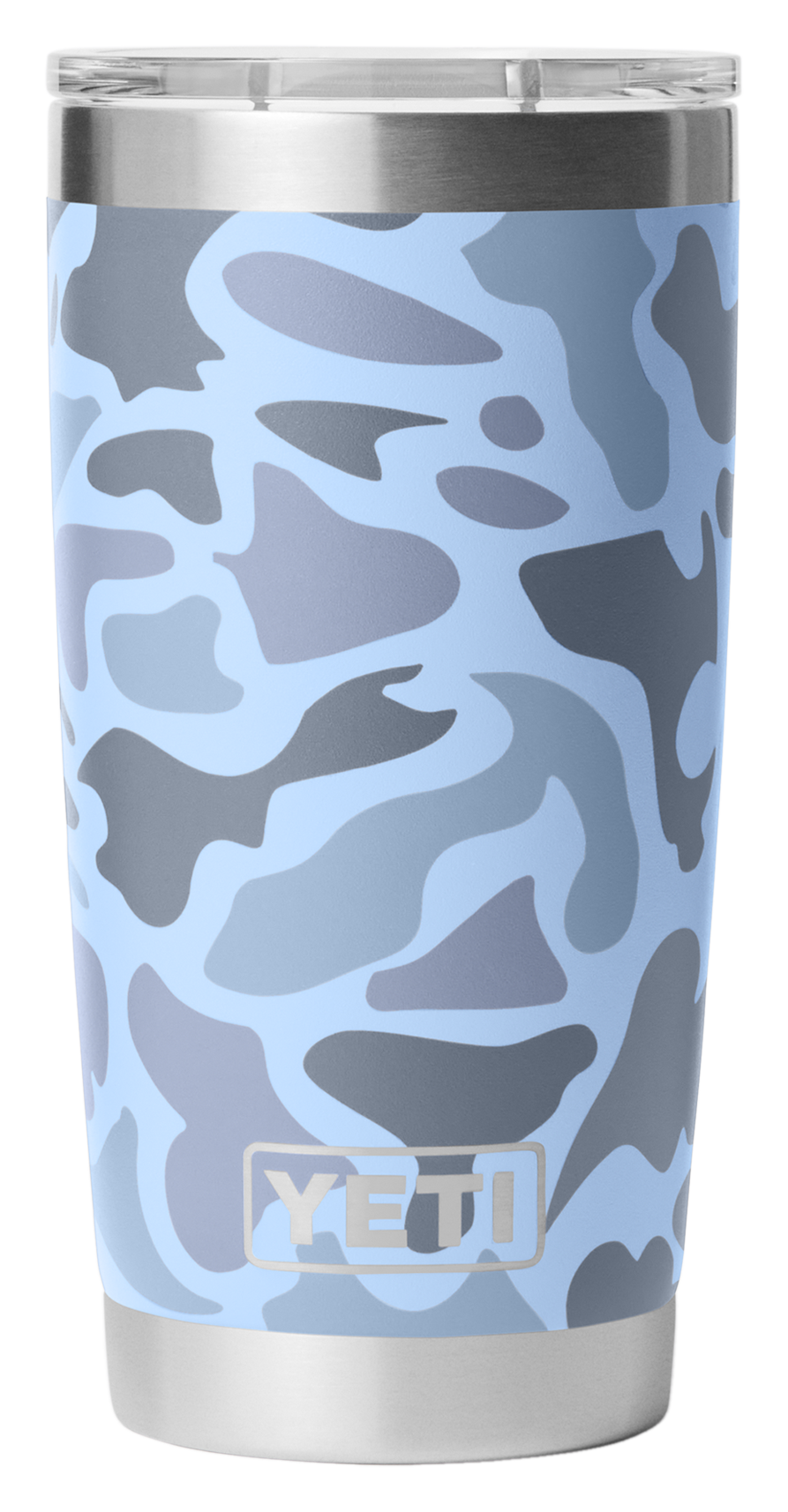 Image of YETI Rambler Tumbler with MagSlider Lid - Blue Camo - 20 oz.