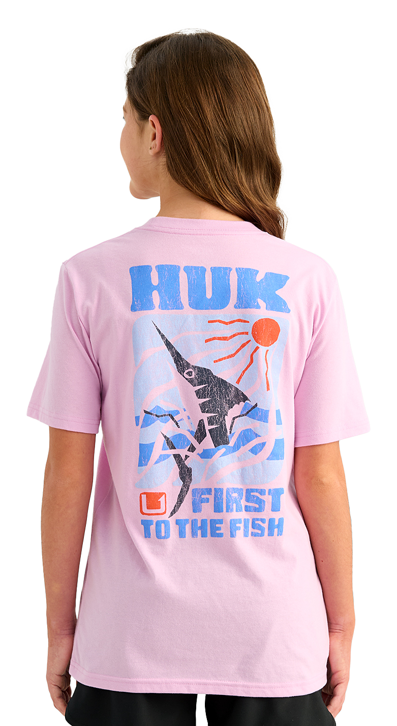 Image of Huk Paper Cut Short-Sleeve T-Shirt for Kids - Oleader