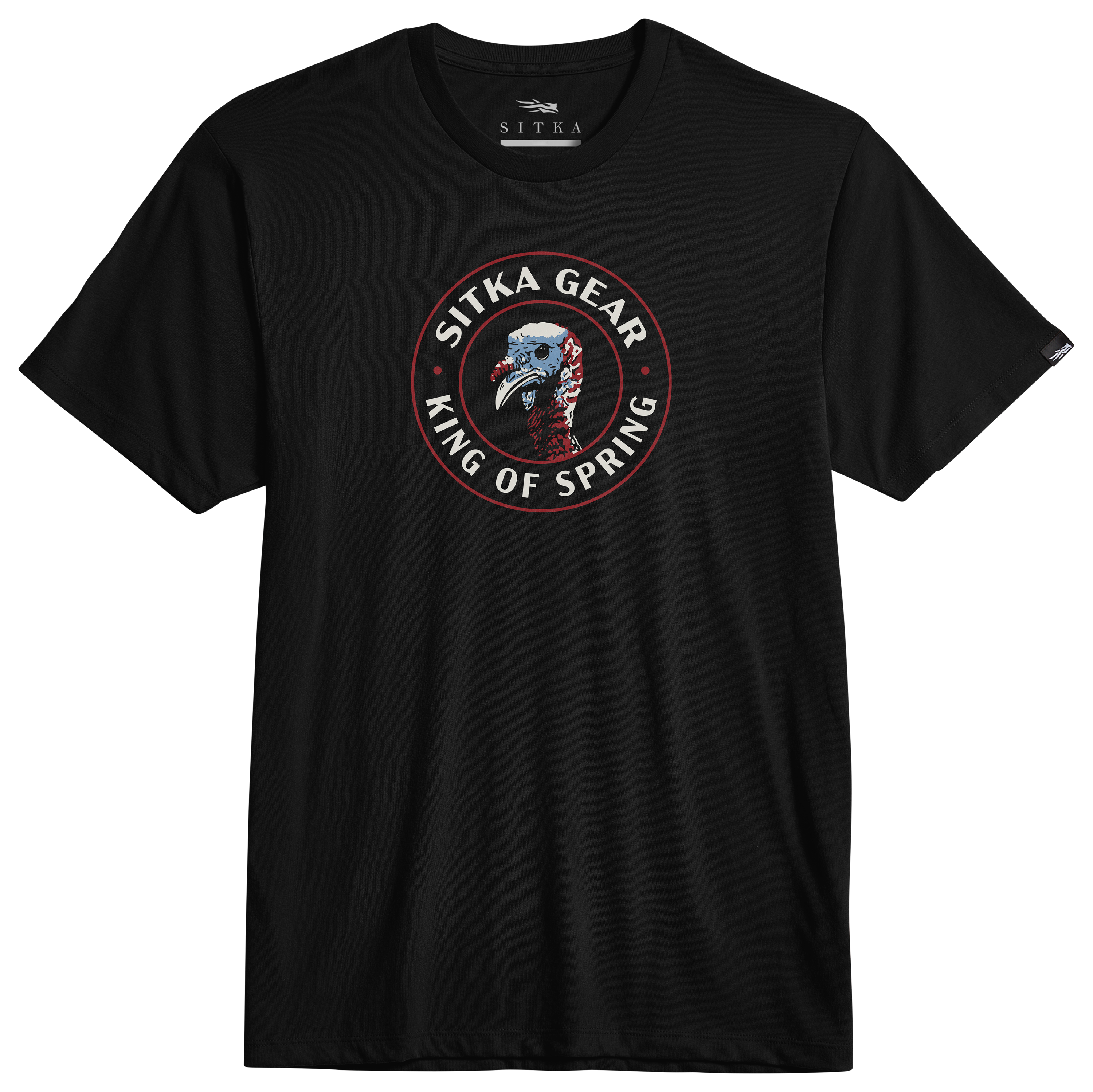 Image of SITKA King Of Spring Graphic Short-Sleeve T-Shirt - Black Charcoal - L