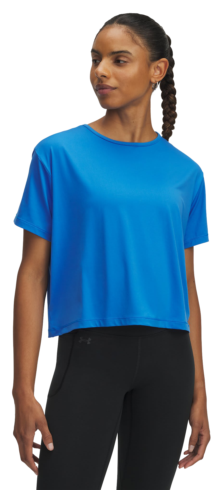 Image of Under Armour Motion Short-Sleeve T-Shirt - Blue Atlantis/Washed Navy