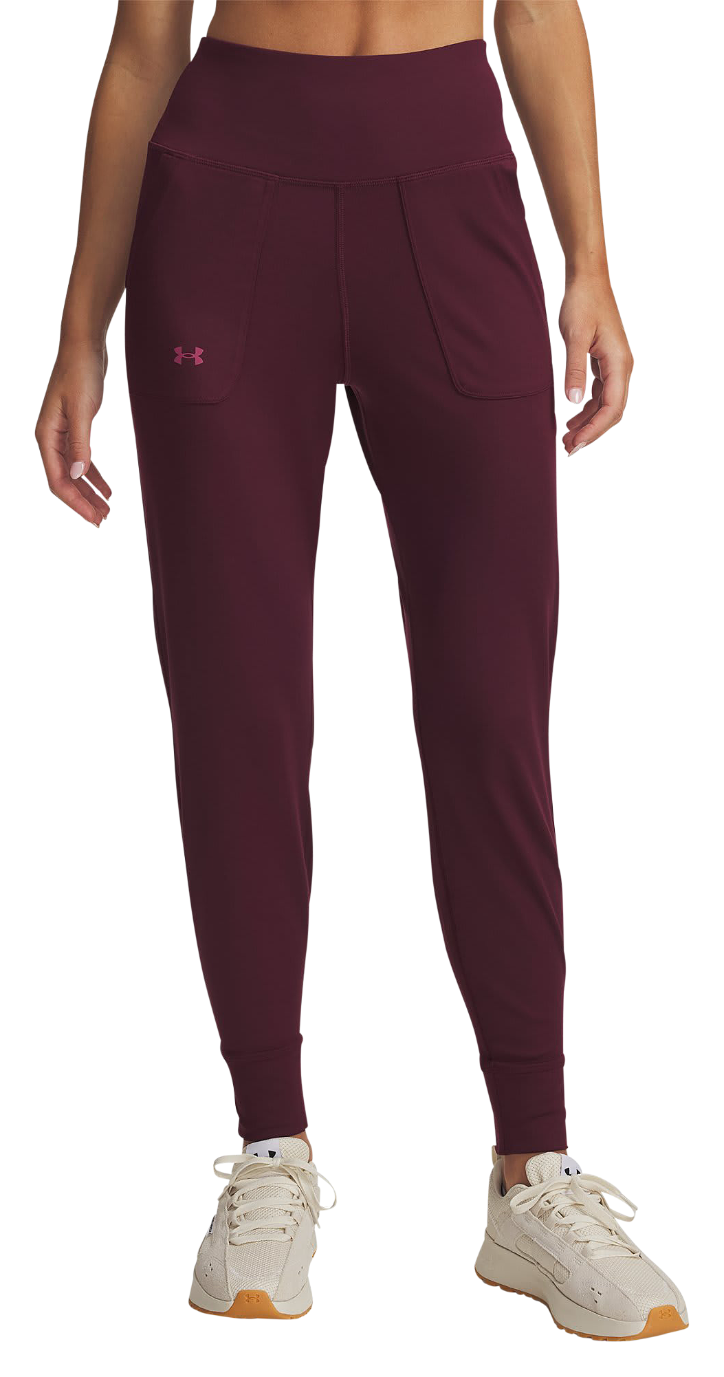 Image of Under Armour Motion Joggers - Dark Maroon/Fuchsia Dusk