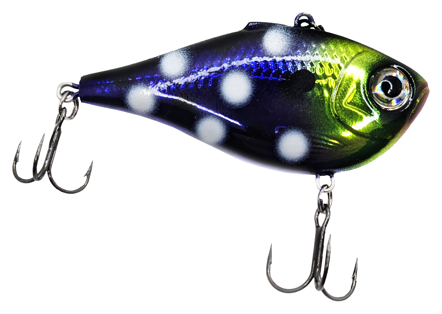 Image of "Hot Shot Customs Rapala Rippin' Rap Lipless Crankbait - Space Invader - 2.75"" - 7/8 oz."