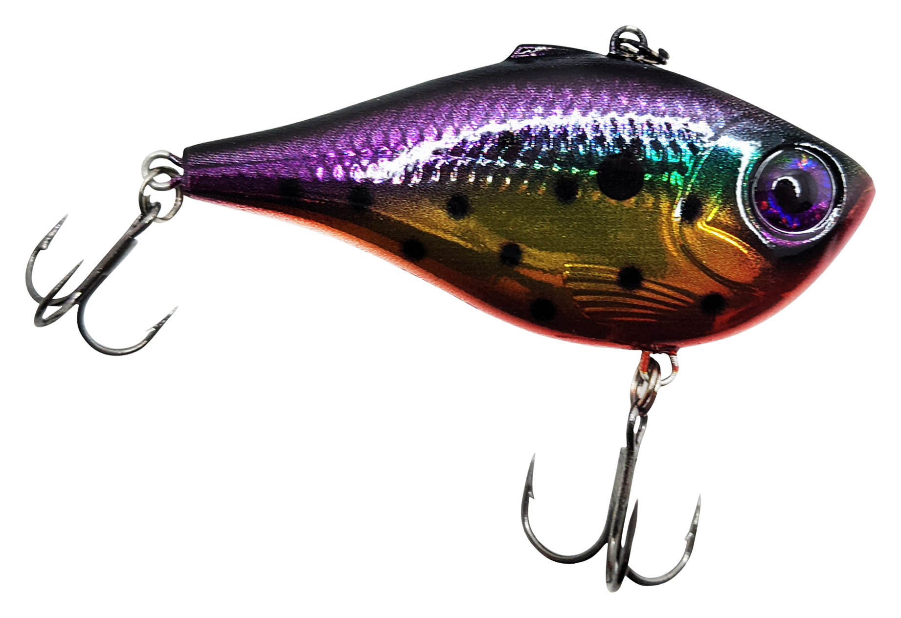 Image of "Hot Shot Customs Rapala Rippin' Rap Lipless Crankbait - Twilight Teaser - 2.75"" - 7/8 oz."