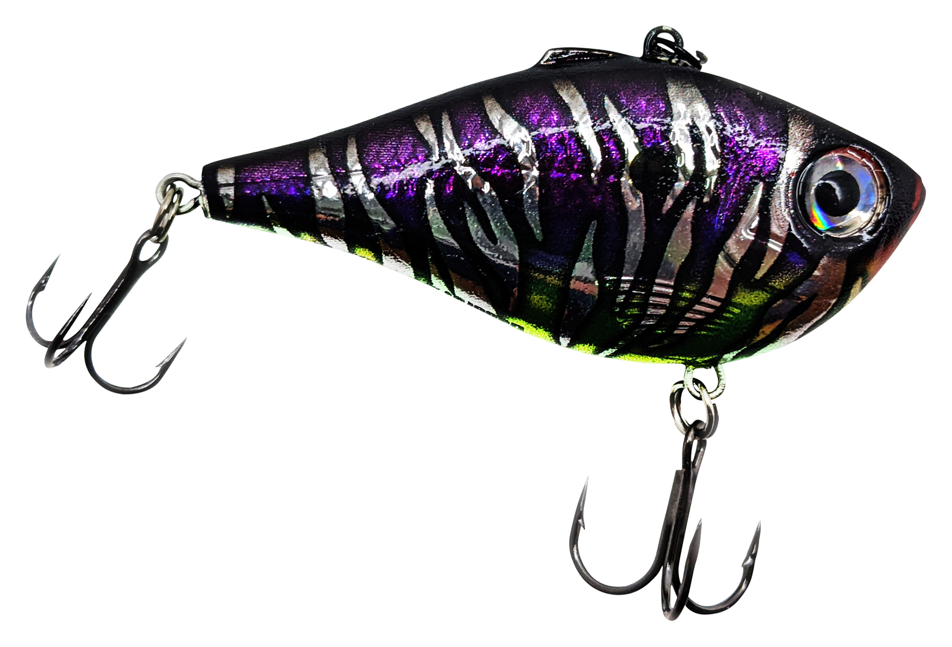 Image of "Hot Shot Customs Rapala Rippin' Rap Lipless Crankbait - Sour Tiger - 2.75"" - 7/8 oz."