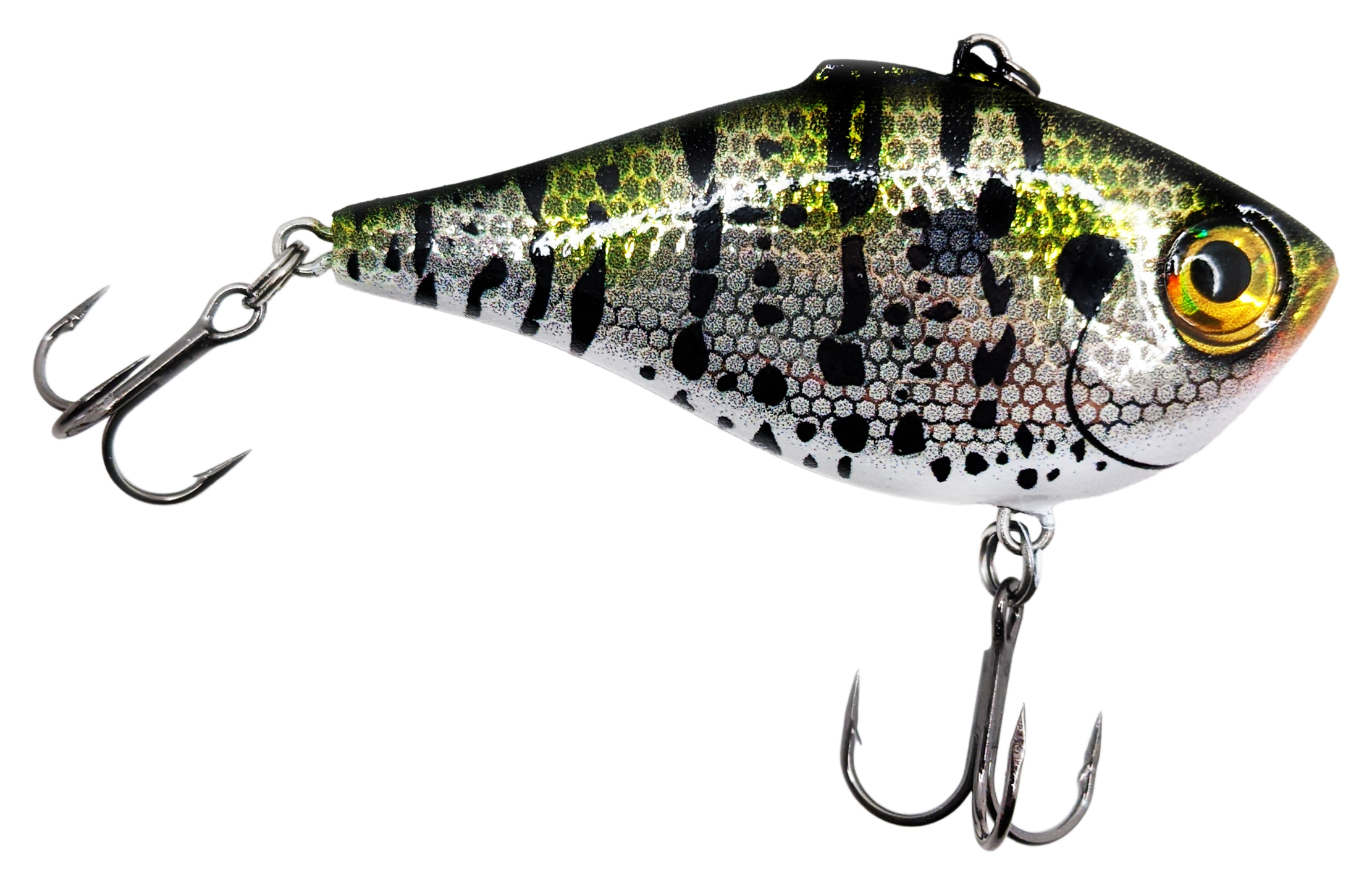 Image of "Hot Shot Customs Rapala Rippin' Rap Lipless Crankbait - White Crappie - 2.75"" - 7/8 oz."