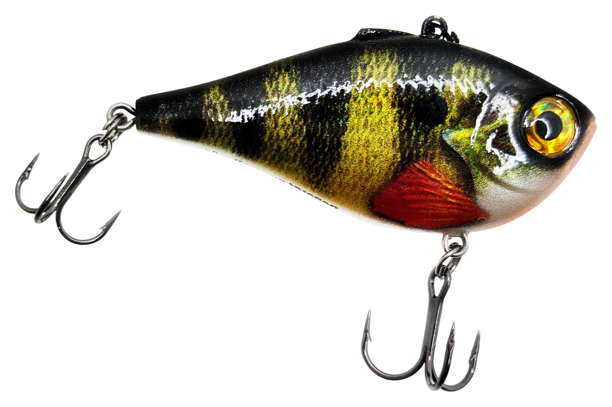 Image of "Hot Shot Customs Rapala Rippin' Rap Lipless Crankbait - Perfect Perch - 2.5"" - 1/2oz"