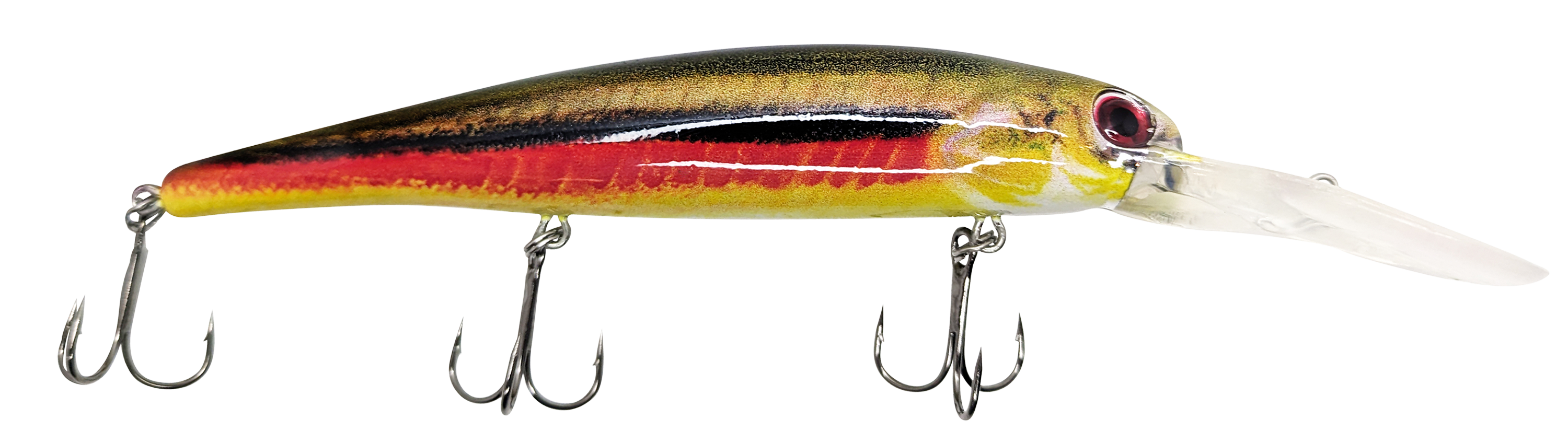 Image of Hot Shot Customs Custom Bandit Walleye Deep - Red Dace