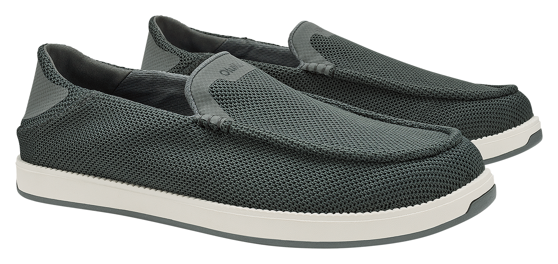 Image of OluKai Kakaha Mesh Slip-On Shoes for Men - Rock/Rock