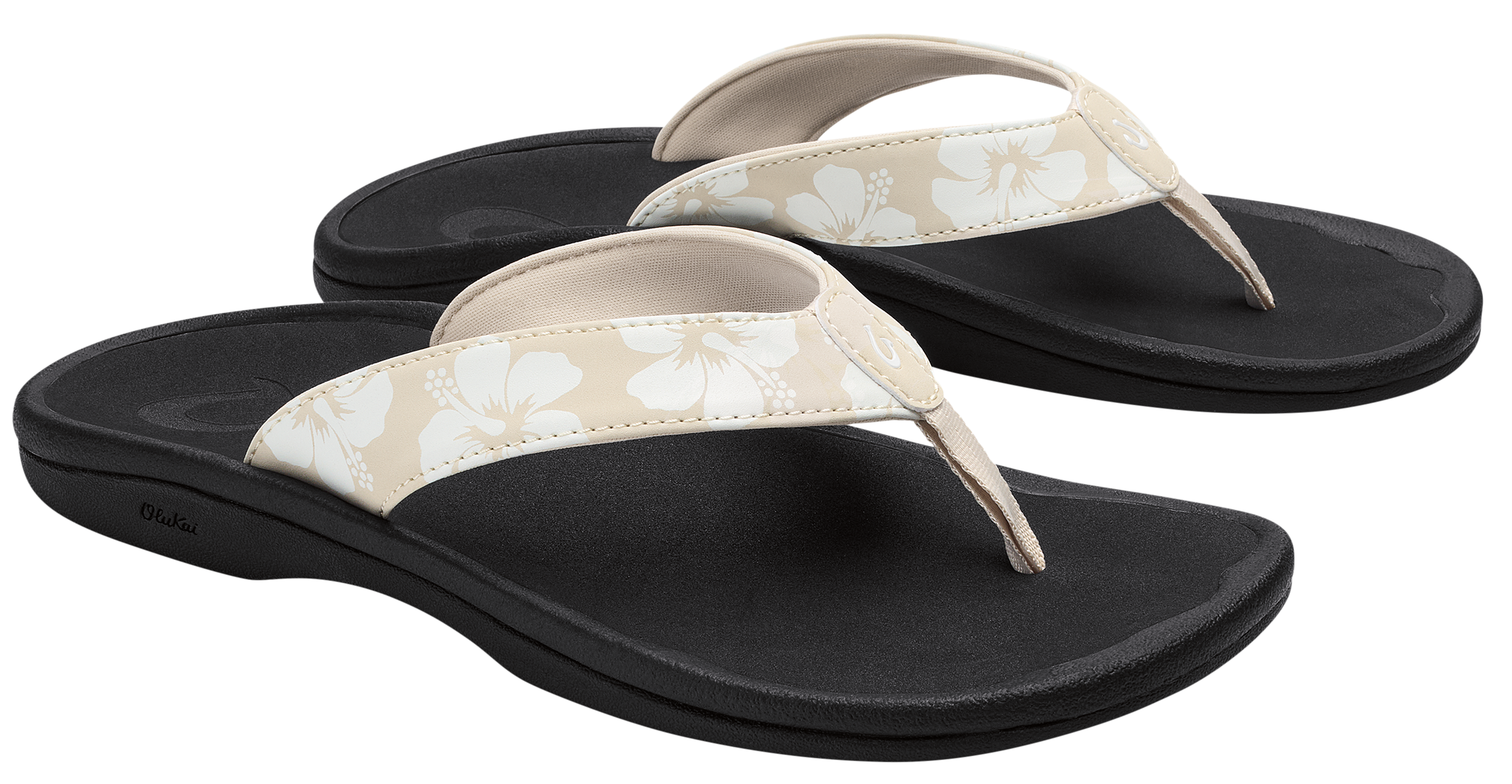 Image of OluKai Ohana Thong Sandals for Ladies - Tapa/Pua - 8M