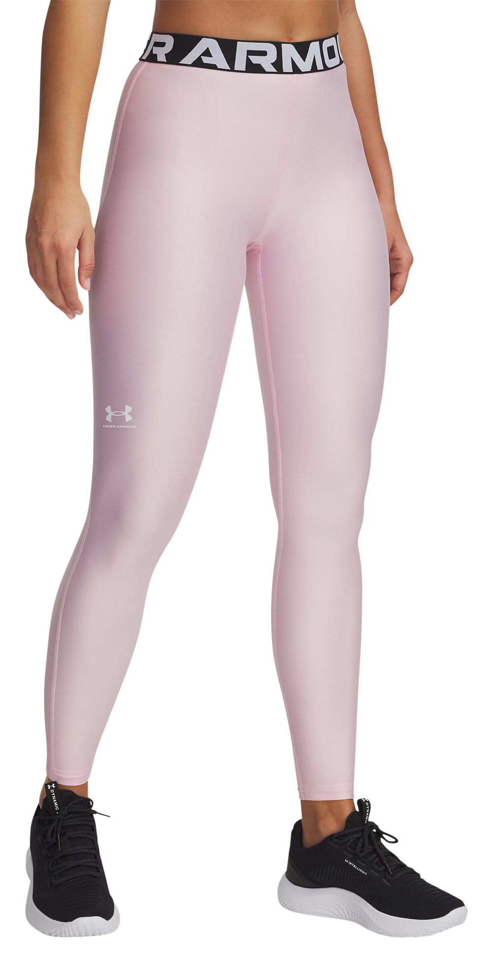 Image of Under Armour HeatGear Leggings - Prime Pink/White